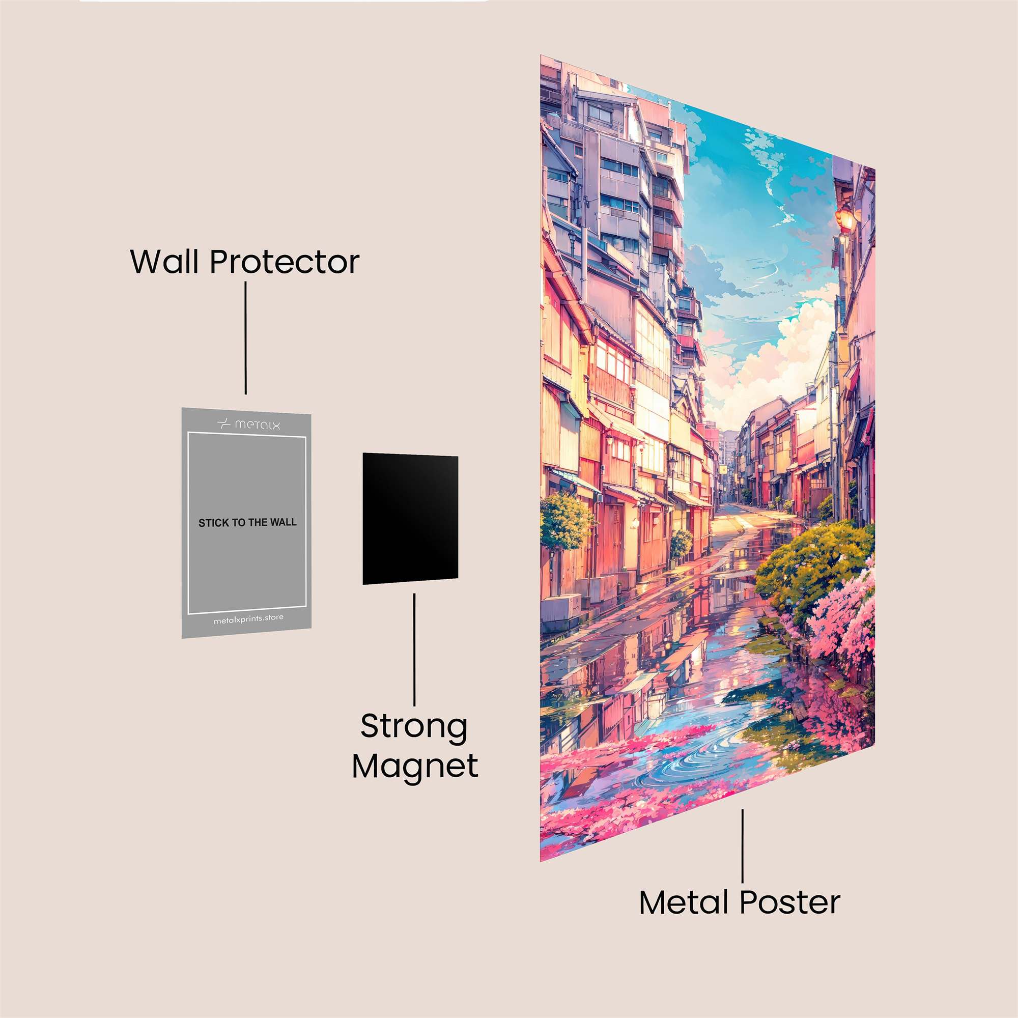 Blossom Serenity Safe Wall Magnetic / M
