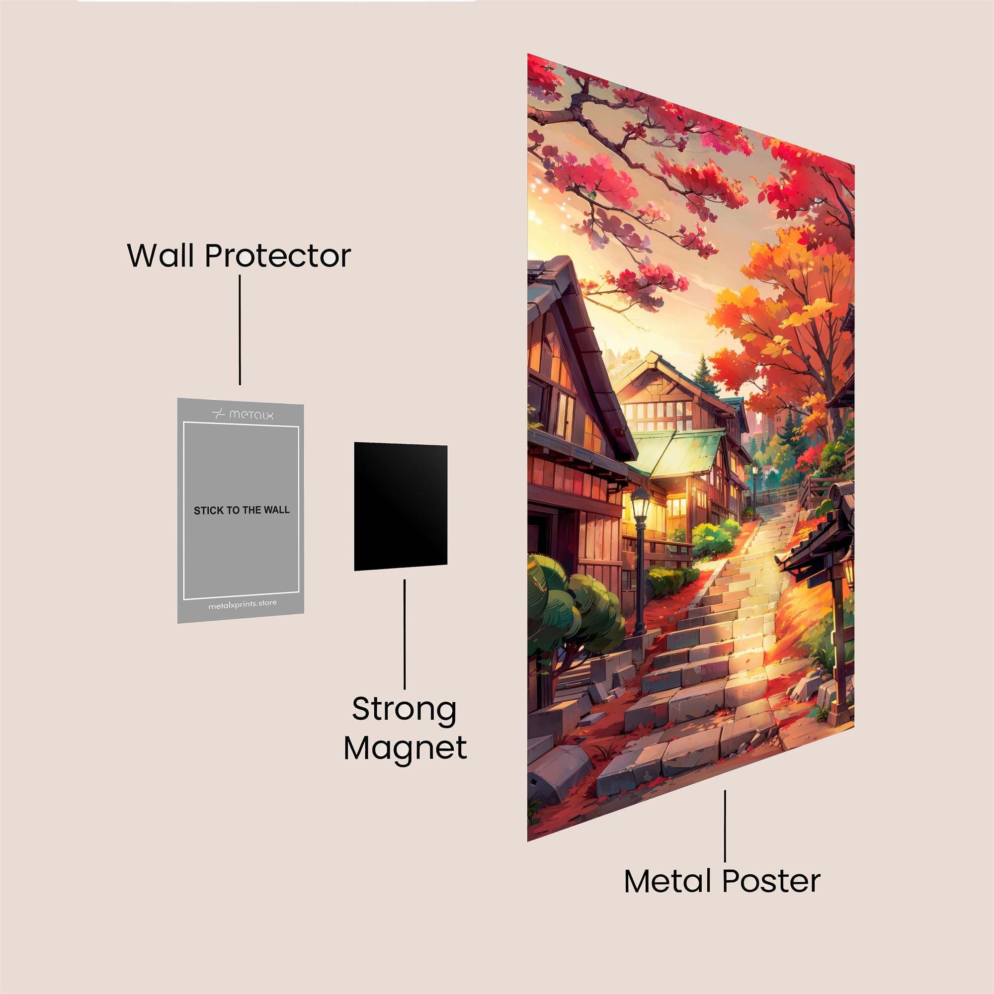 Autumn Serenity Safe Wall Magnetic / M