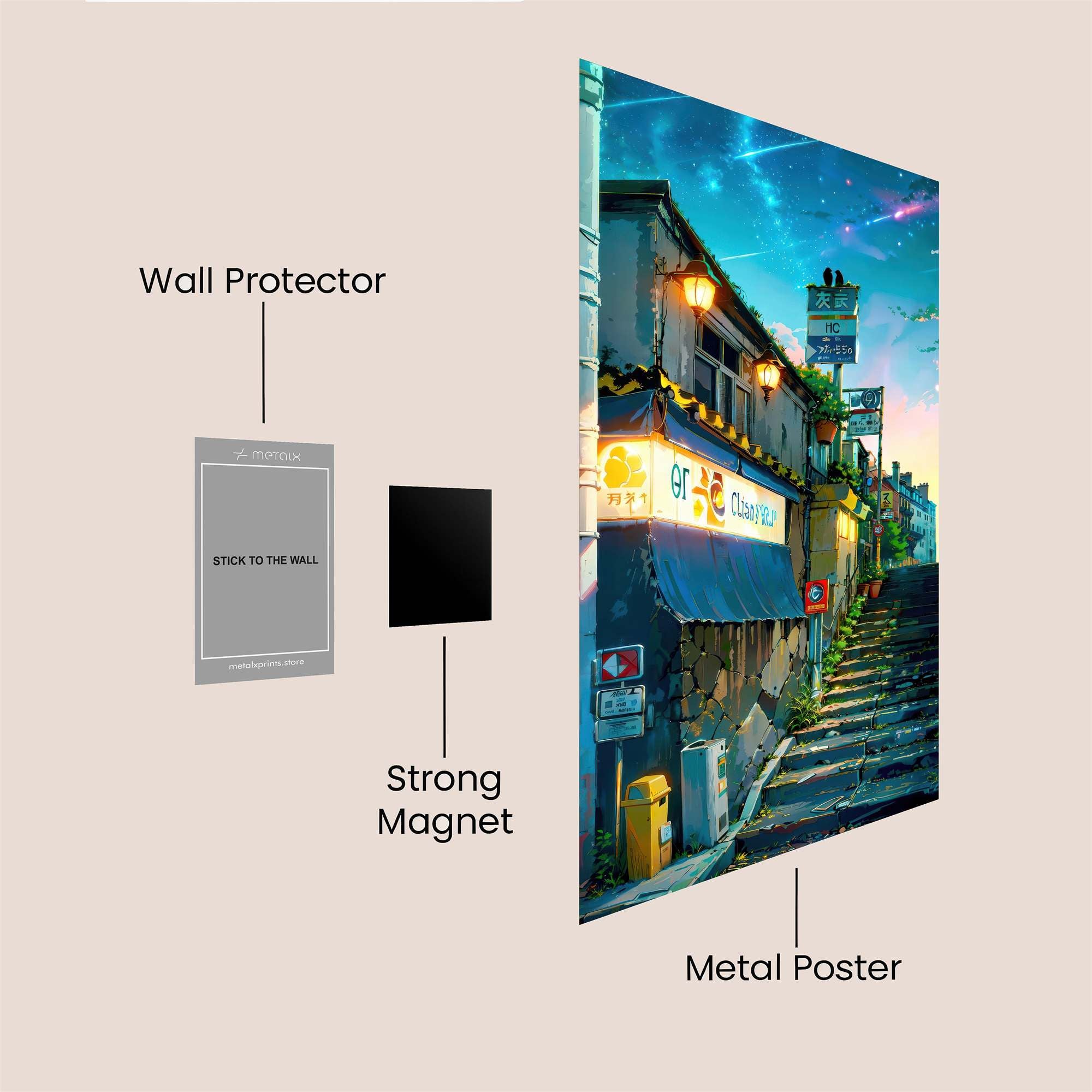 Starlit Serenity Safe Wall Magnetic / M
