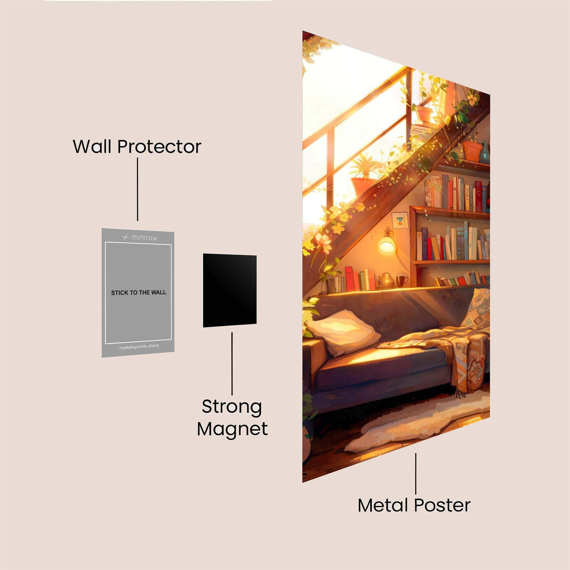 Sunlit Haven Safe Wall Magnetic / M