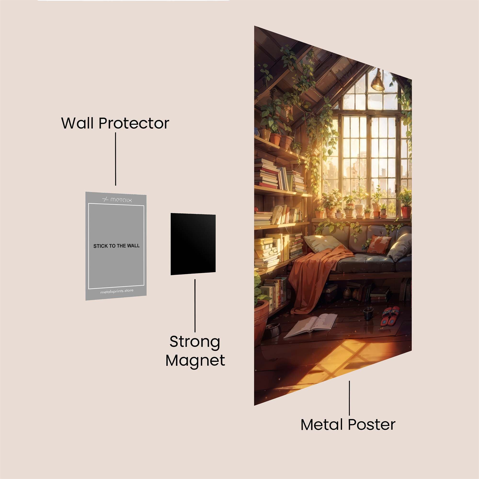 Sunlit Sanctuary Safe Wall Magnetic / M