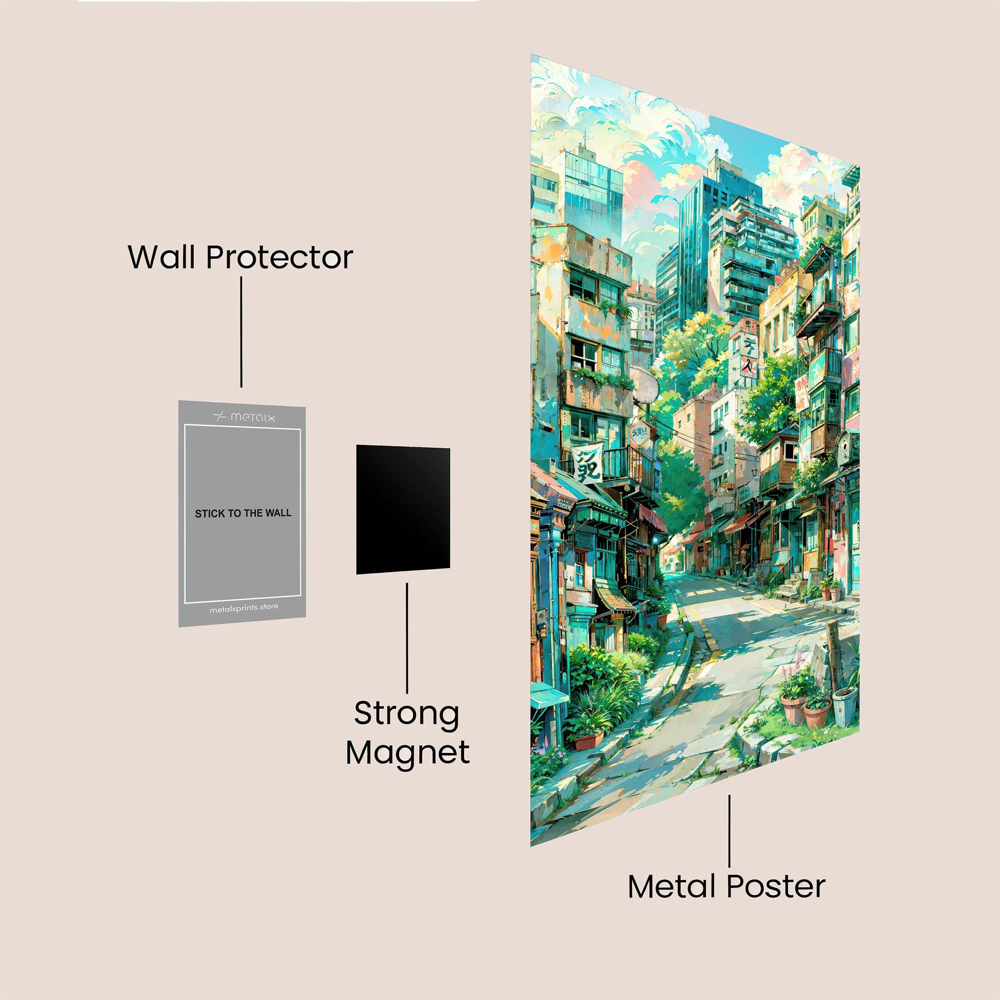 Tokyo Tranquil Safe Wall Magnetic / M