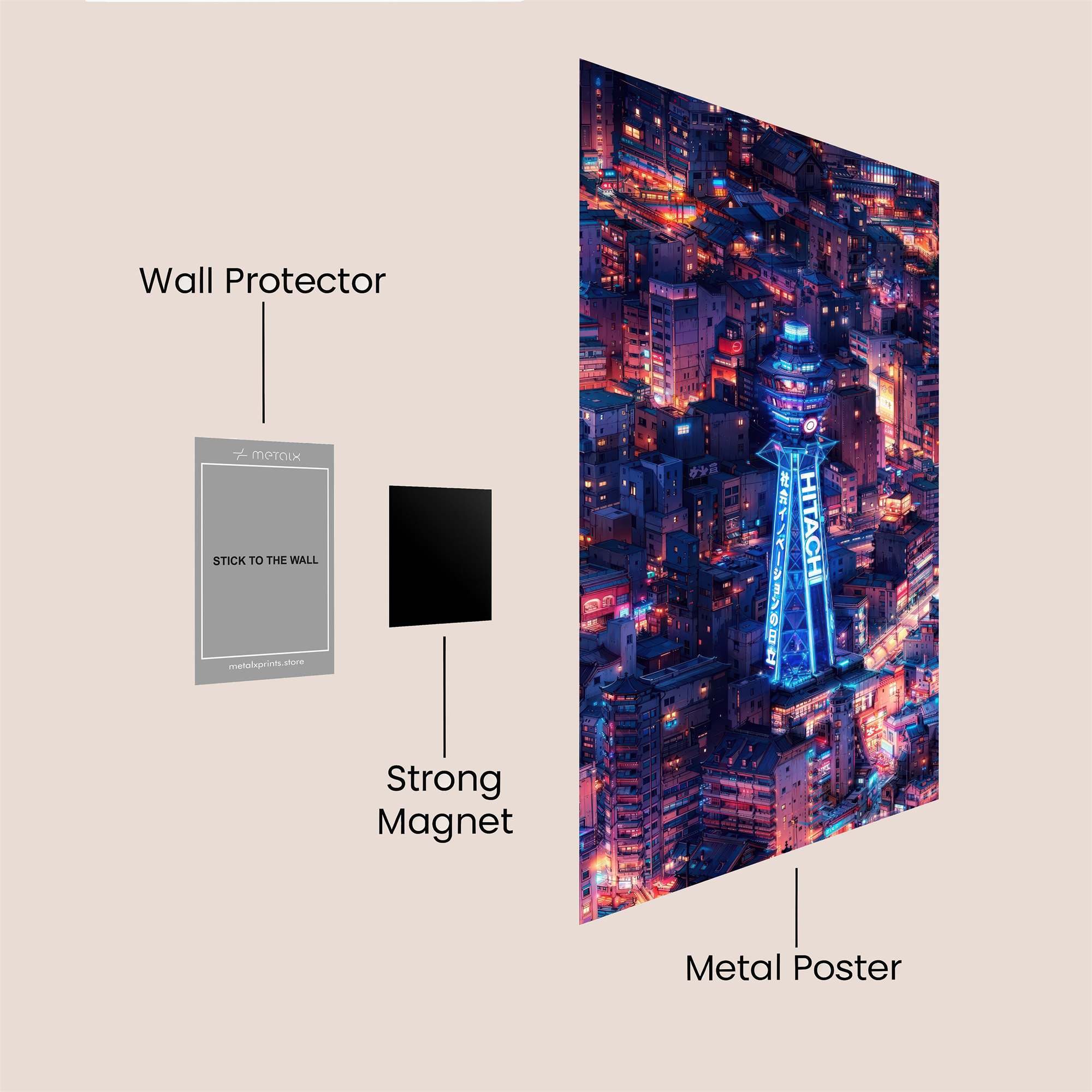 Hitachi Haven Safe Wall Magnetic / M
