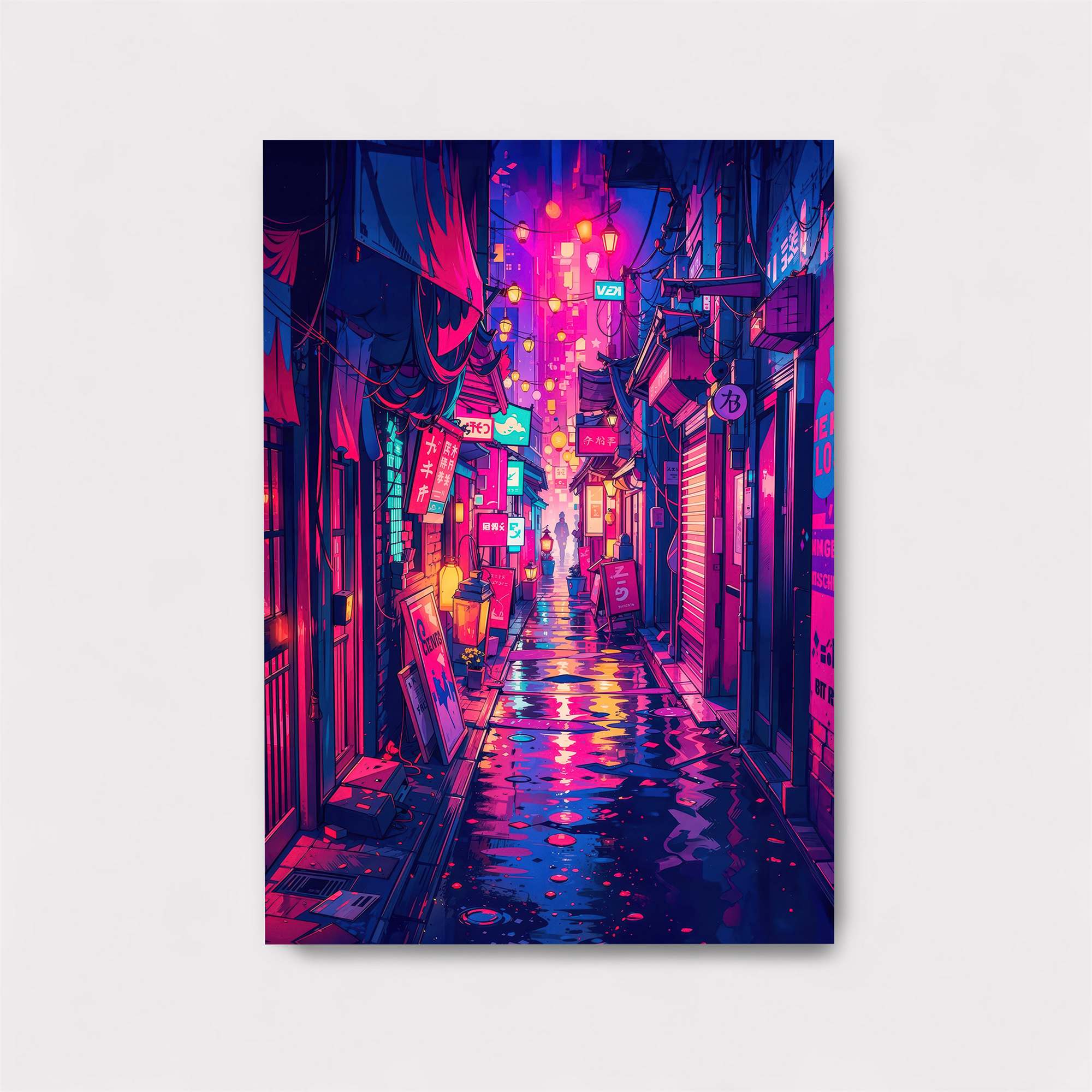 Neon Dreamscape Safe Wall Magnetic / M