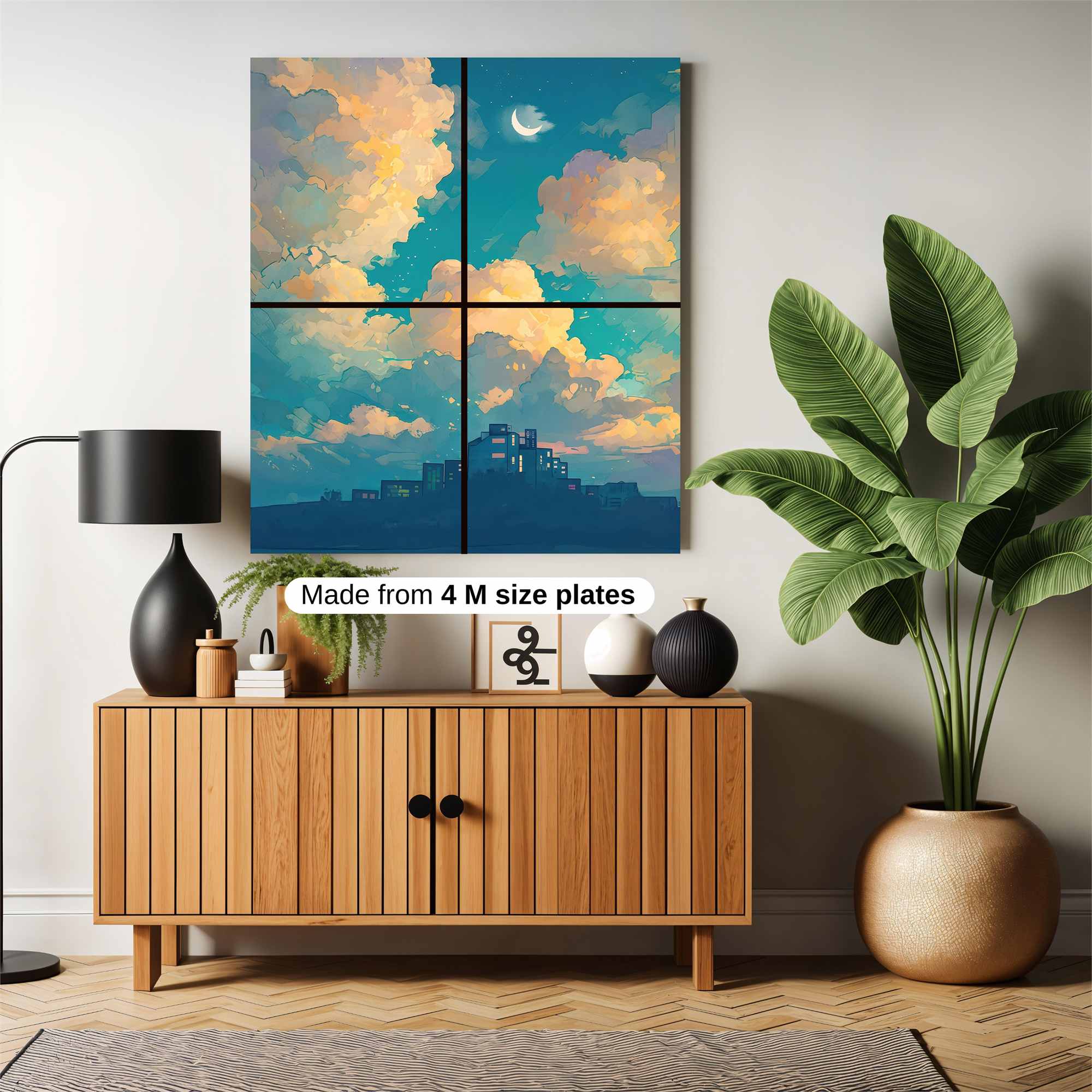 Moonlit Serenity Safe Wall Magnetic / M