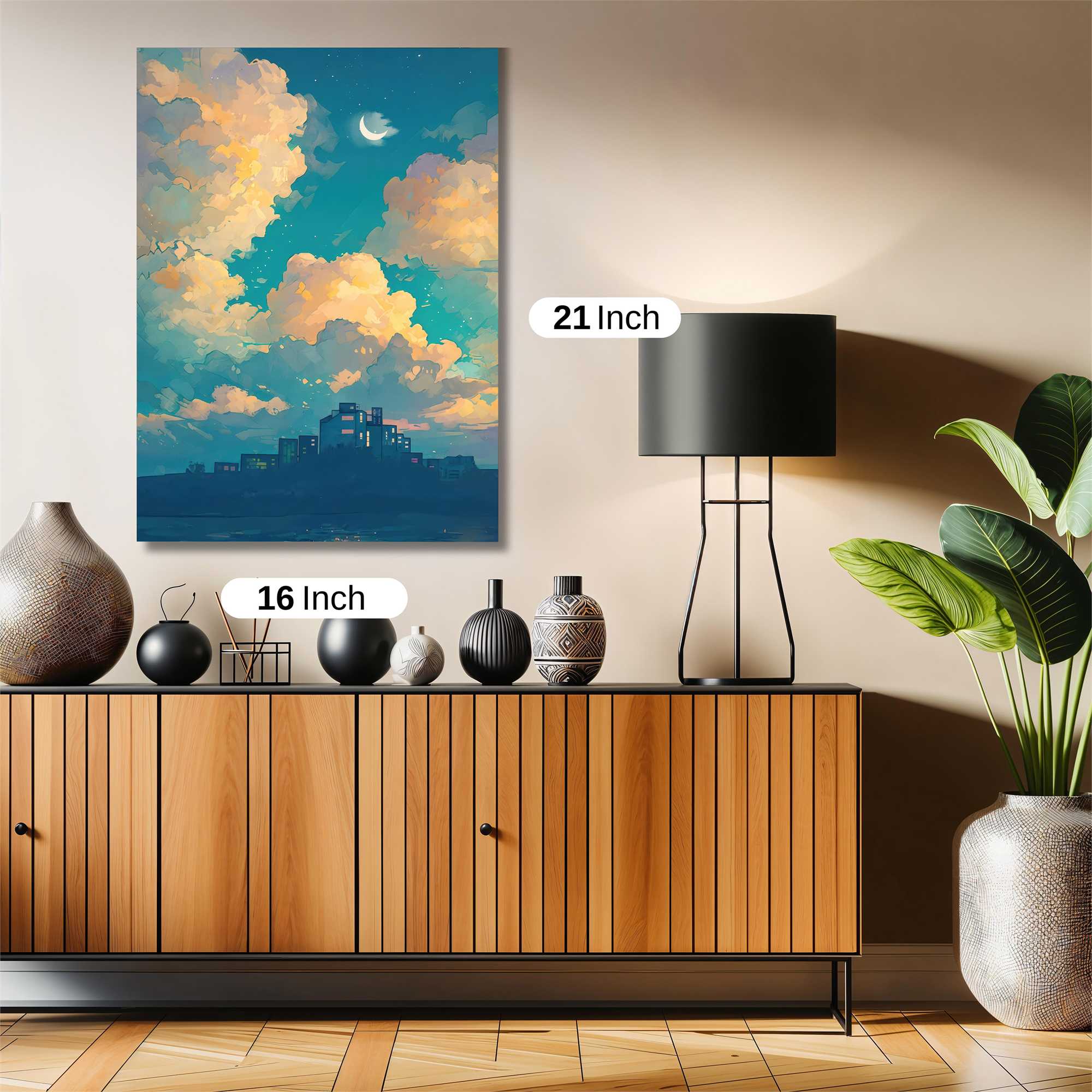 Moonlit Serenity Safe Wall Magnetic / M