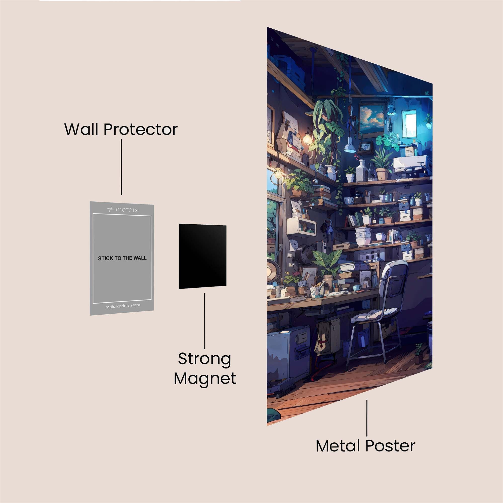 Studio Serenity Safe Wall Magnetic / M