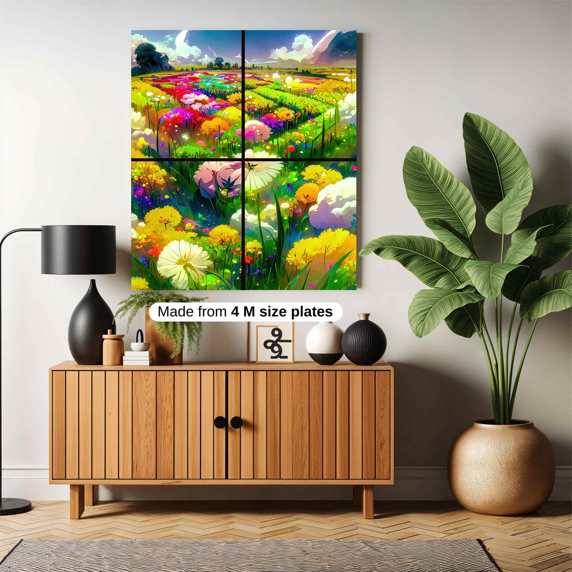 Floral Dreamscape Safe Wall Magnetic / M