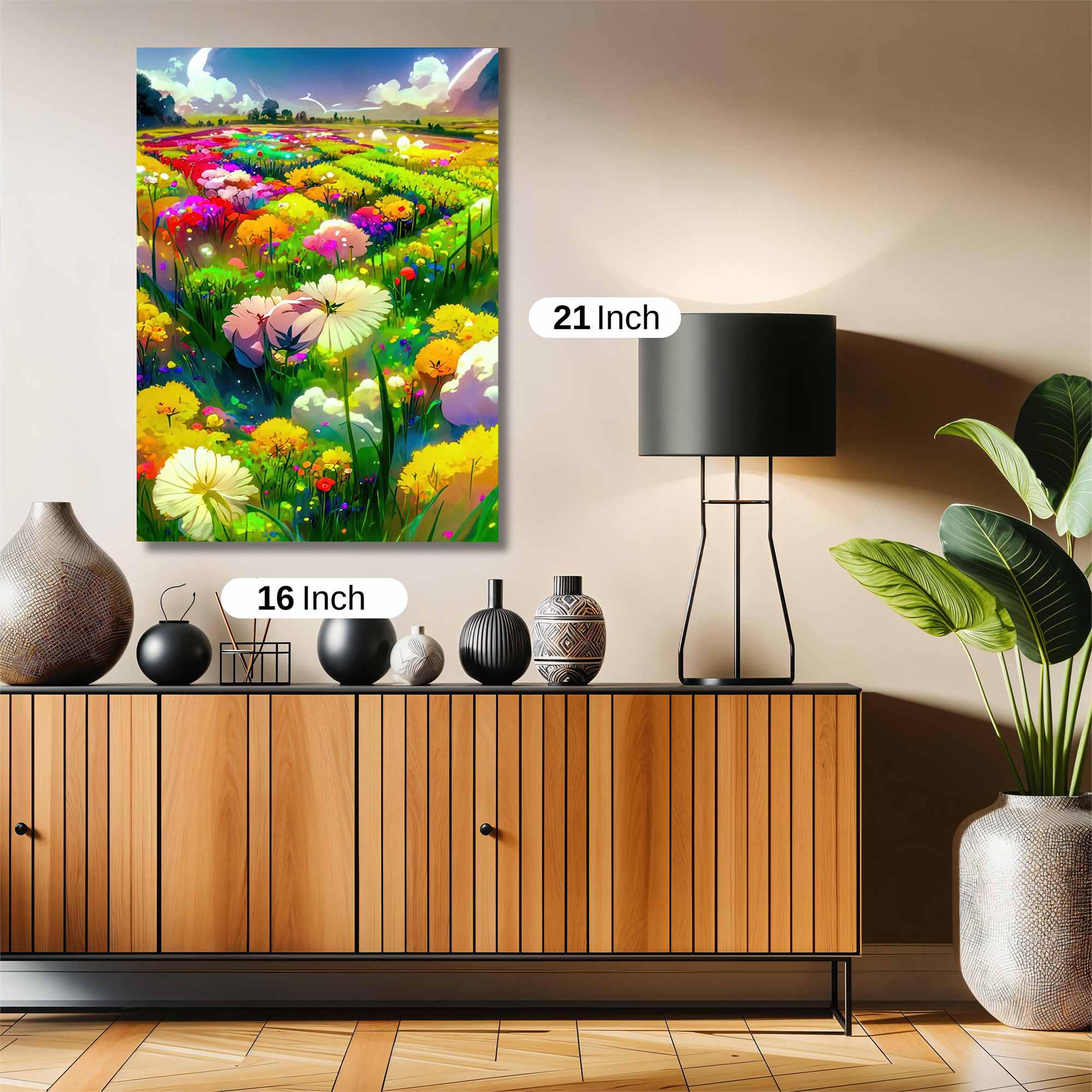 Floral Dreamscape Safe Wall Magnetic / M