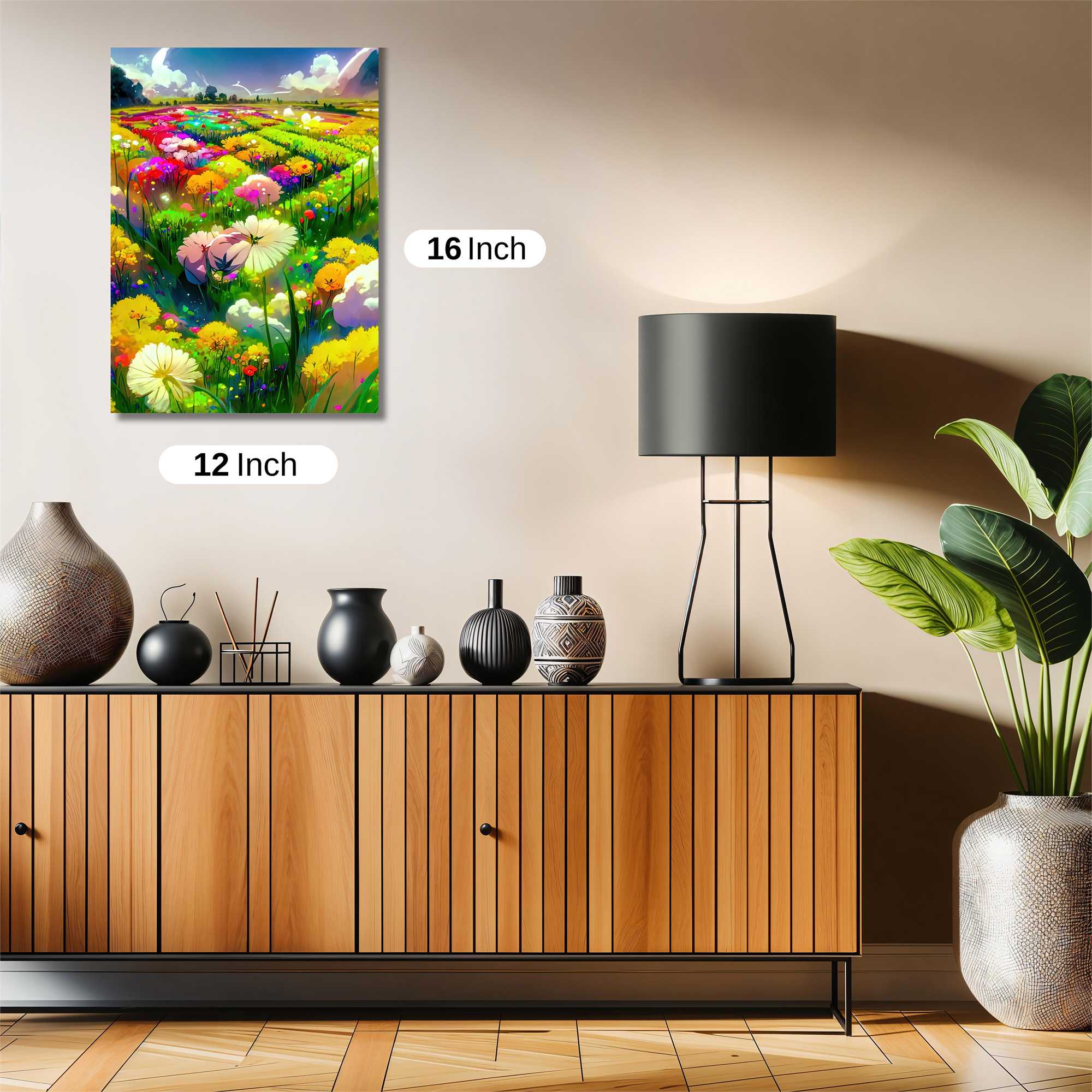 Floral Dreamscape Safe Wall Magnetic / M