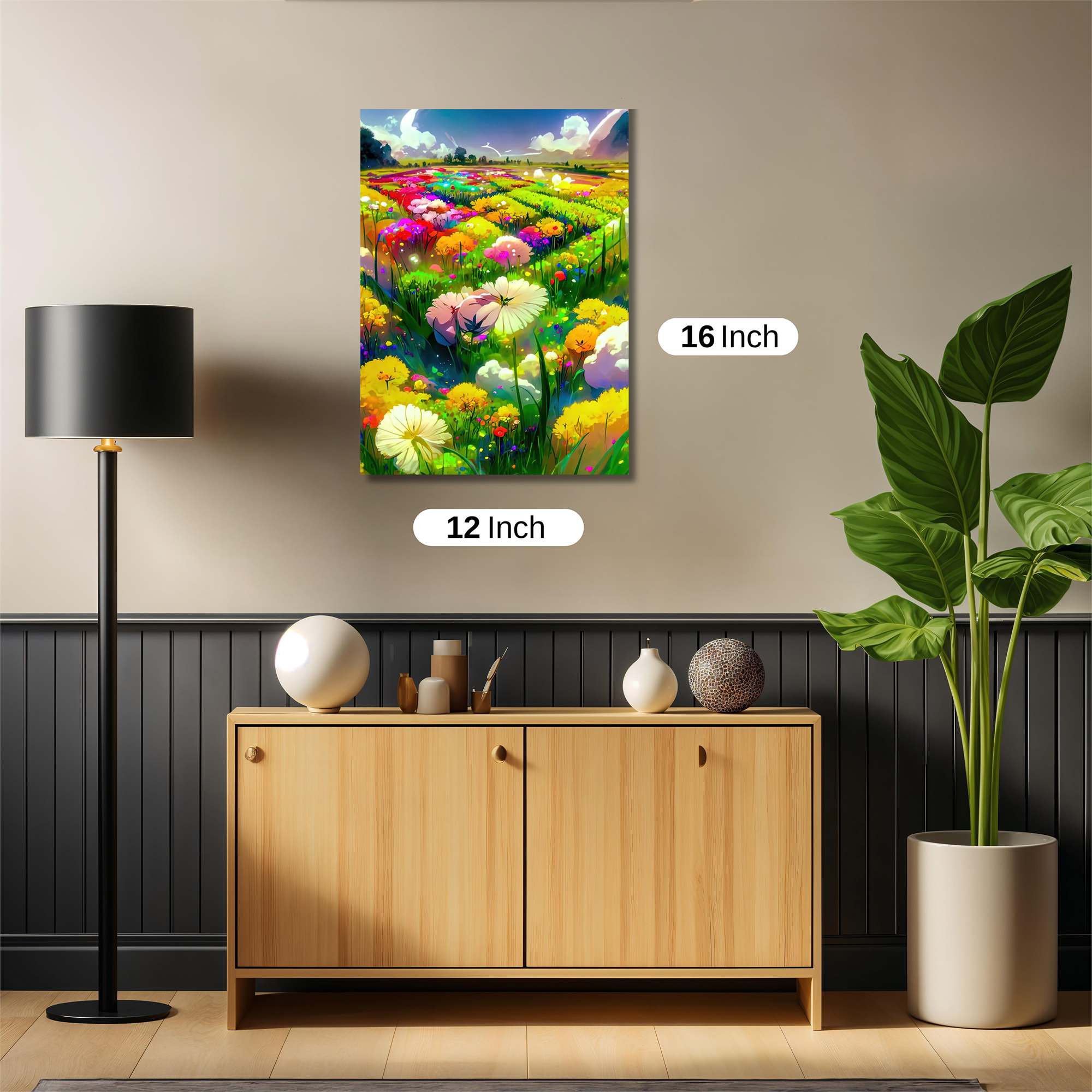 Floral Dreamscape Safe Wall Magnetic / M