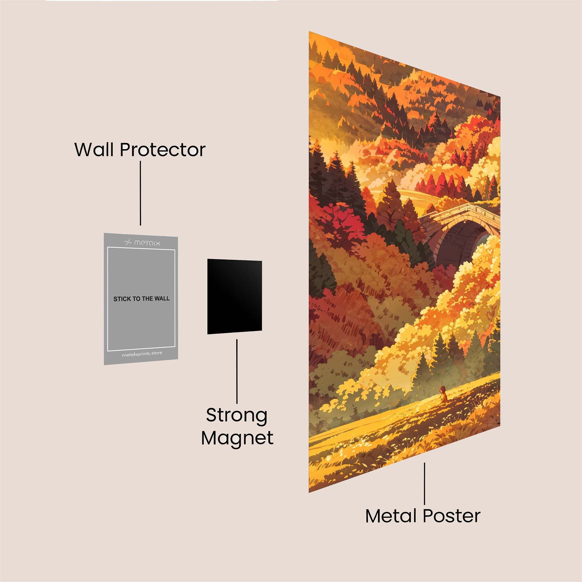 Autumn Serenity Safe Wall Magnetic / M