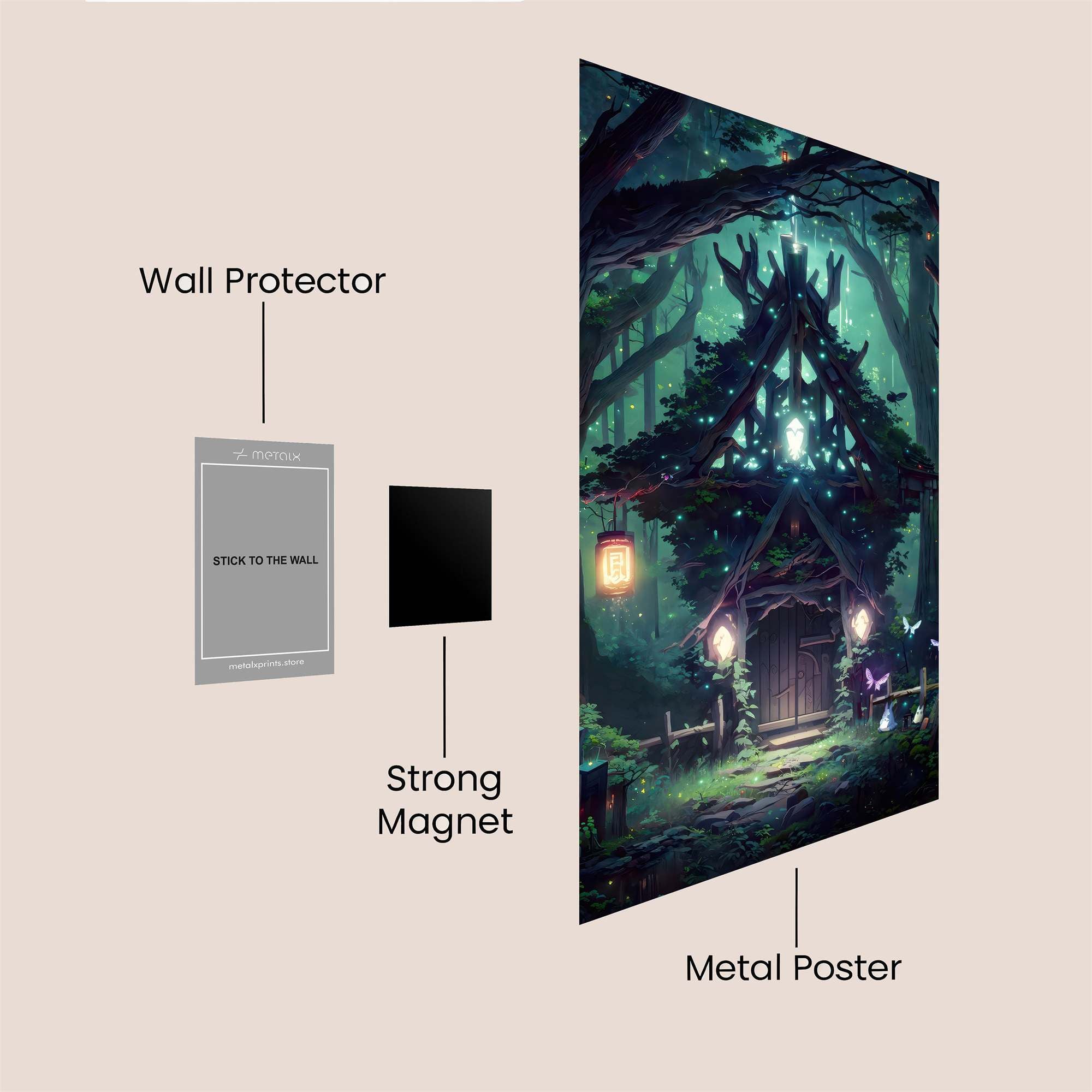 Enchanted Haven Safe Wall Magnetic / M