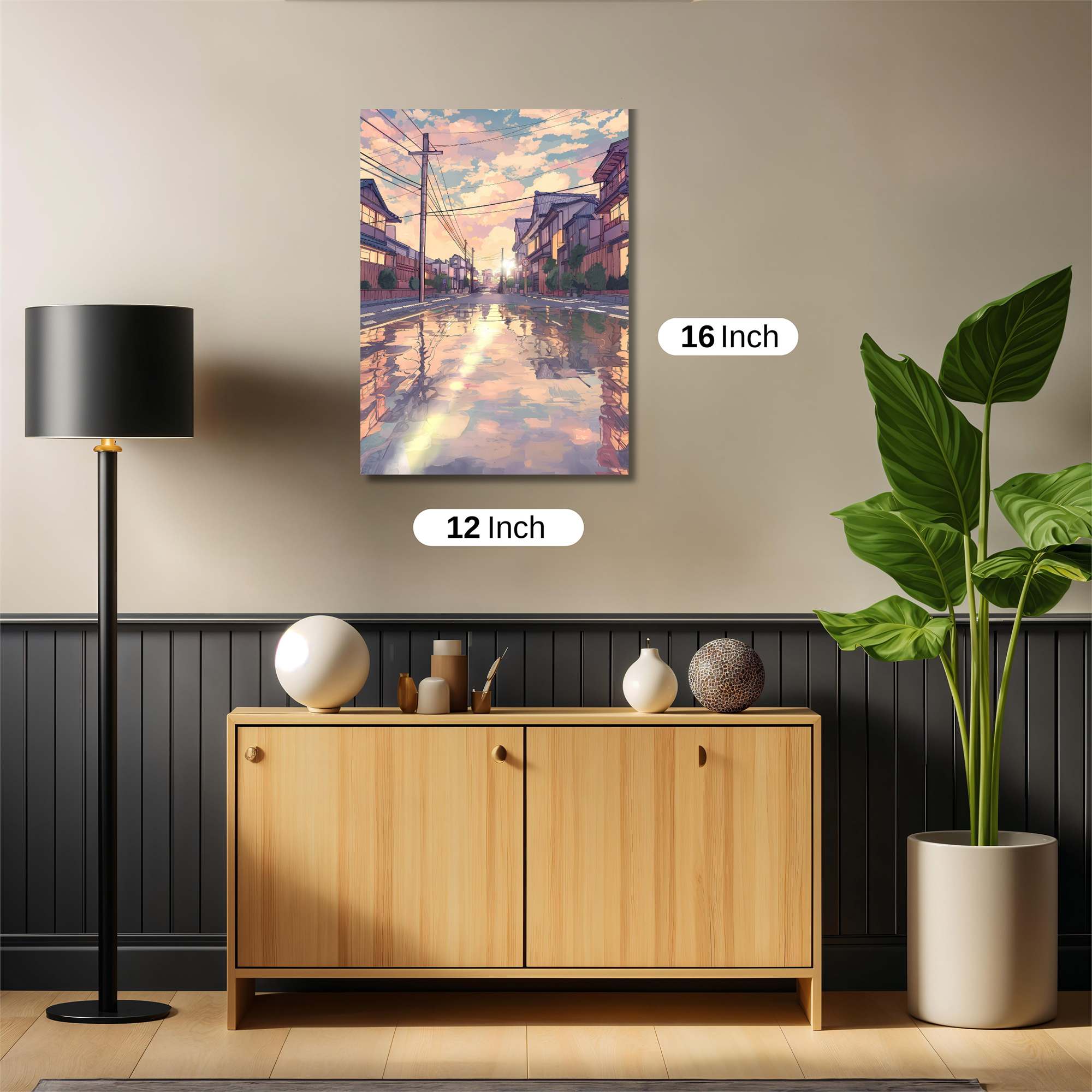 Sunset Serenity Safe Wall Magnetic / M