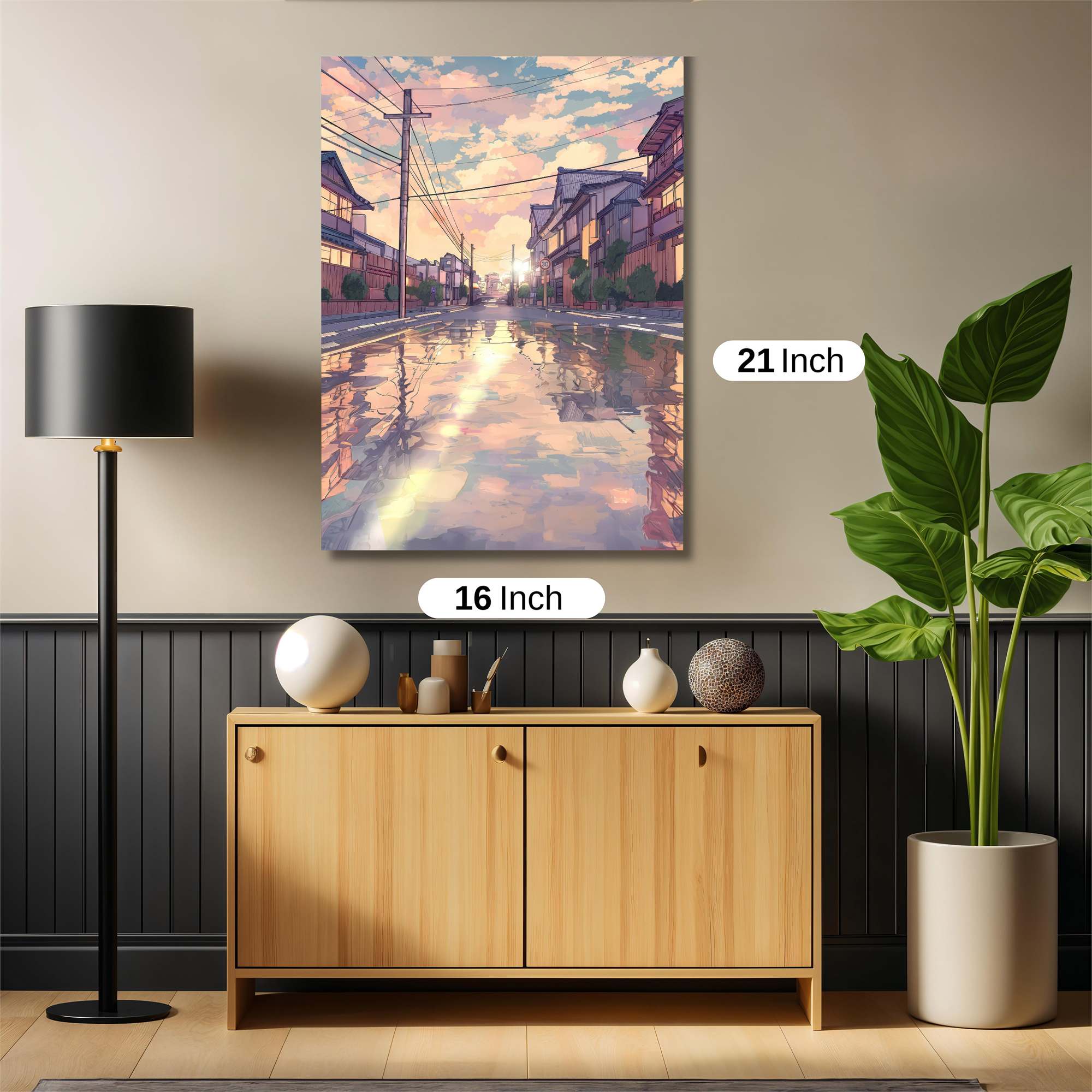 Sunset Serenity Safe Wall Magnetic / M