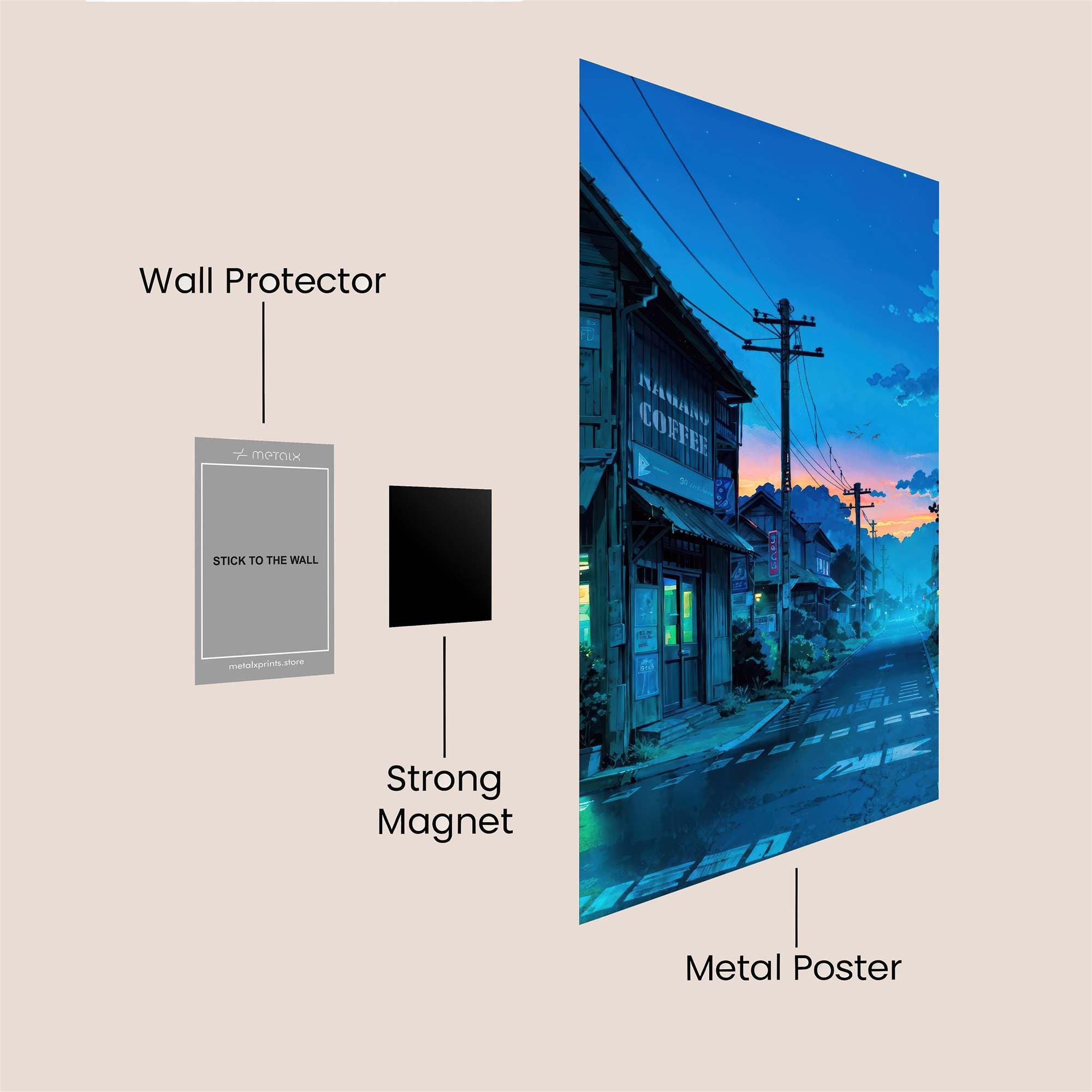 Twilight Tranquil Safe Wall Magnetic / M