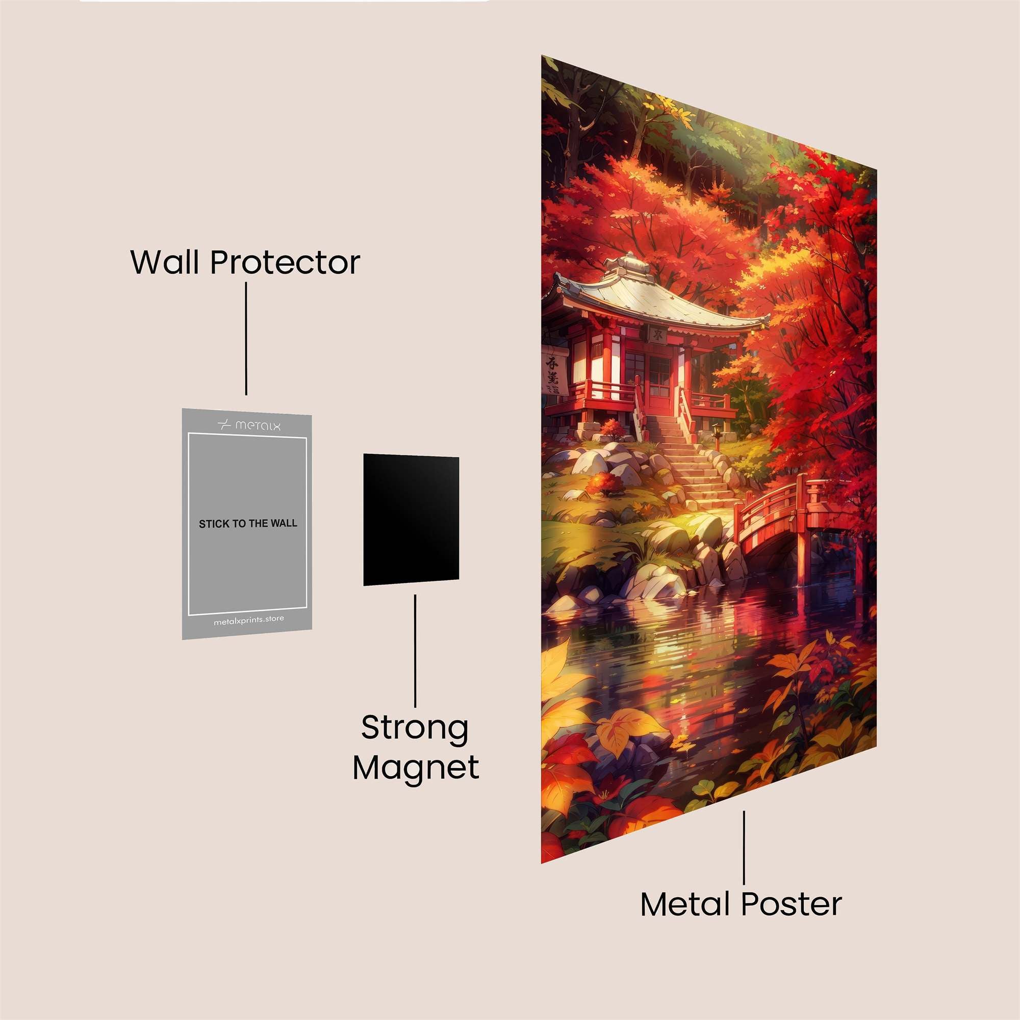 Pagoda Serenity Safe Wall Magnetic / M