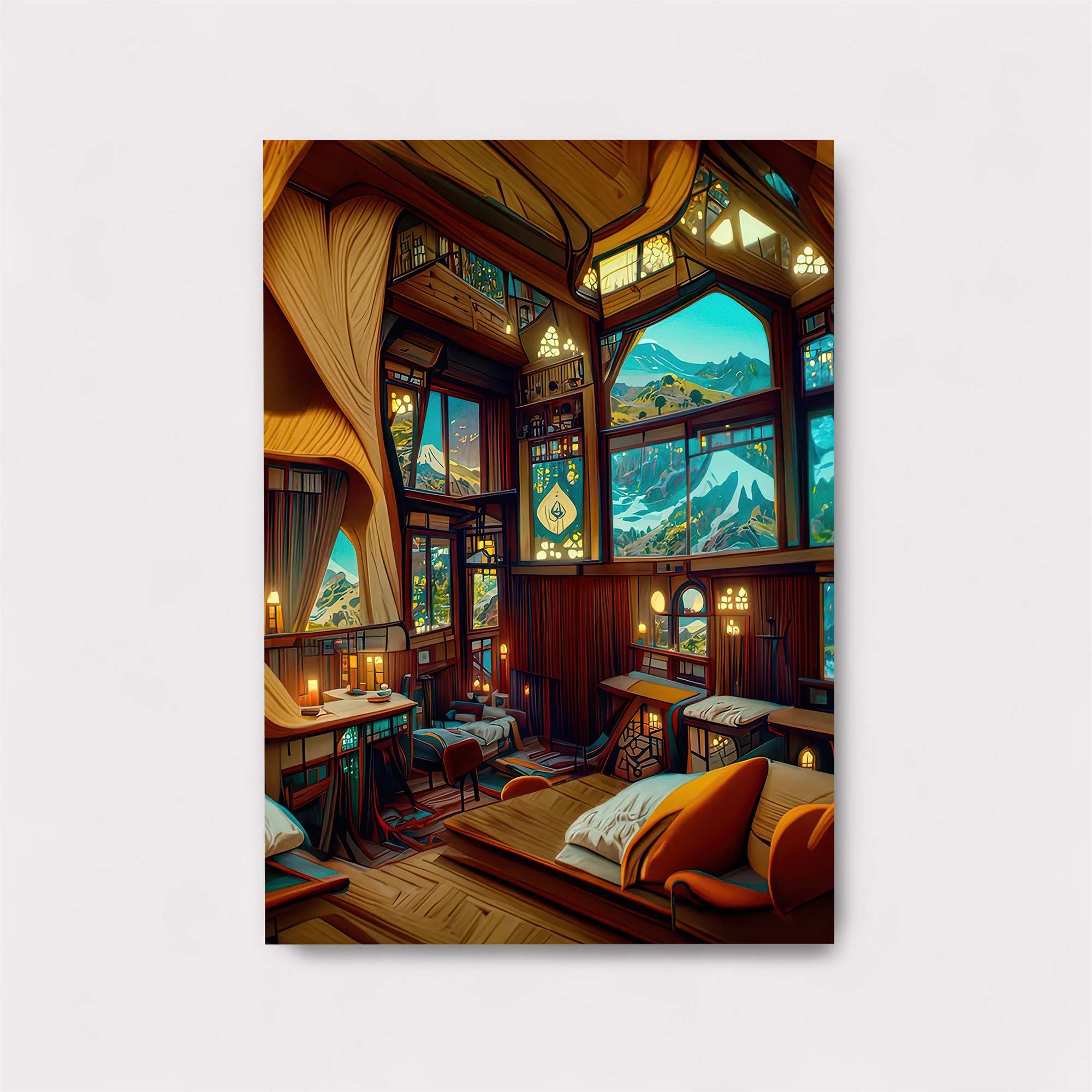 Mountain Serenity Safe Wall Magnetic / M