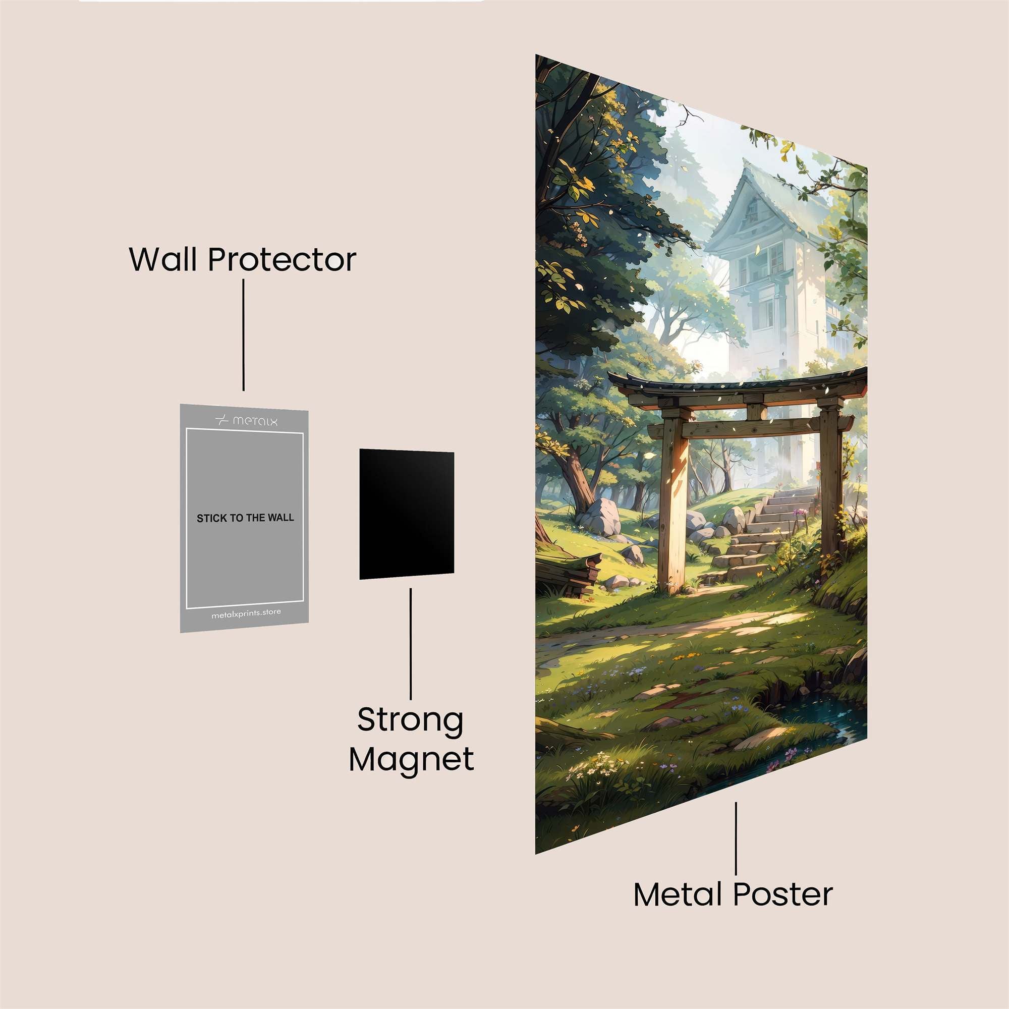 Shrine Serenity Safe Wall Magnetic / M