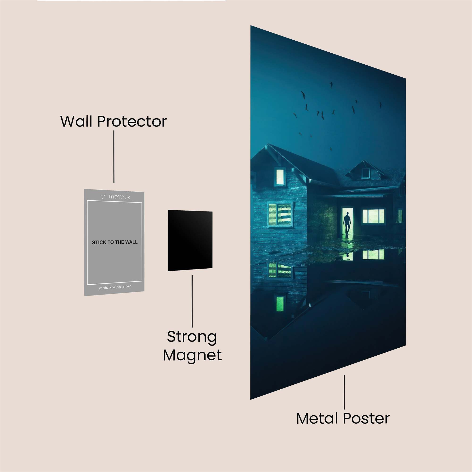 House Enigma Safe Wall Magnetic / M