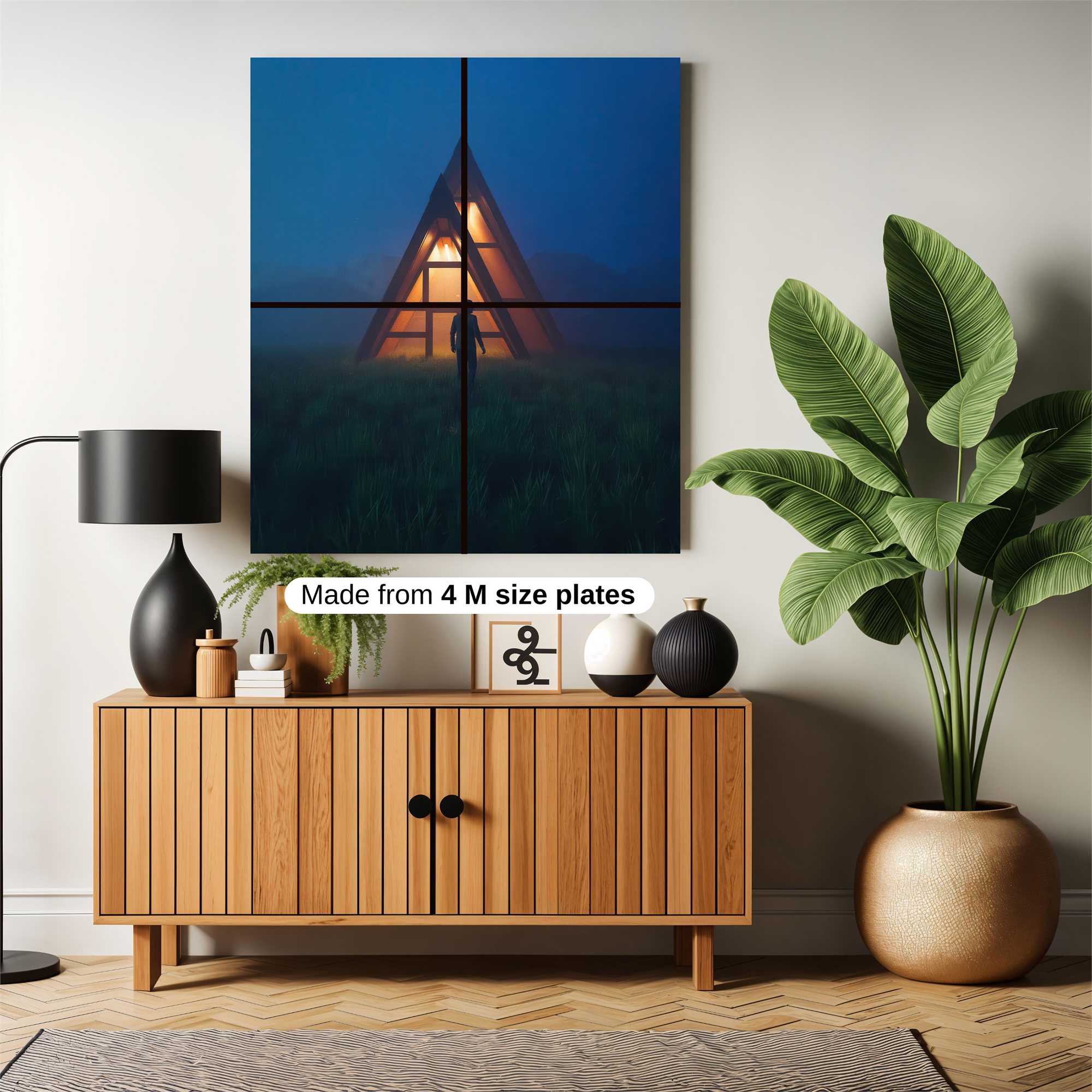 Cabin Solitude Safe Wall Magnetic / M