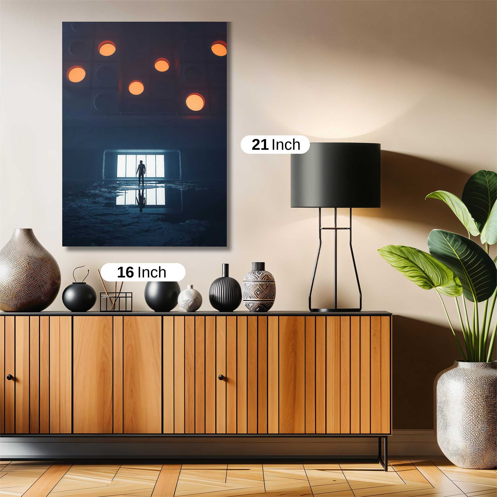 Silhouette Serenity Safe Wall Magnetic / M