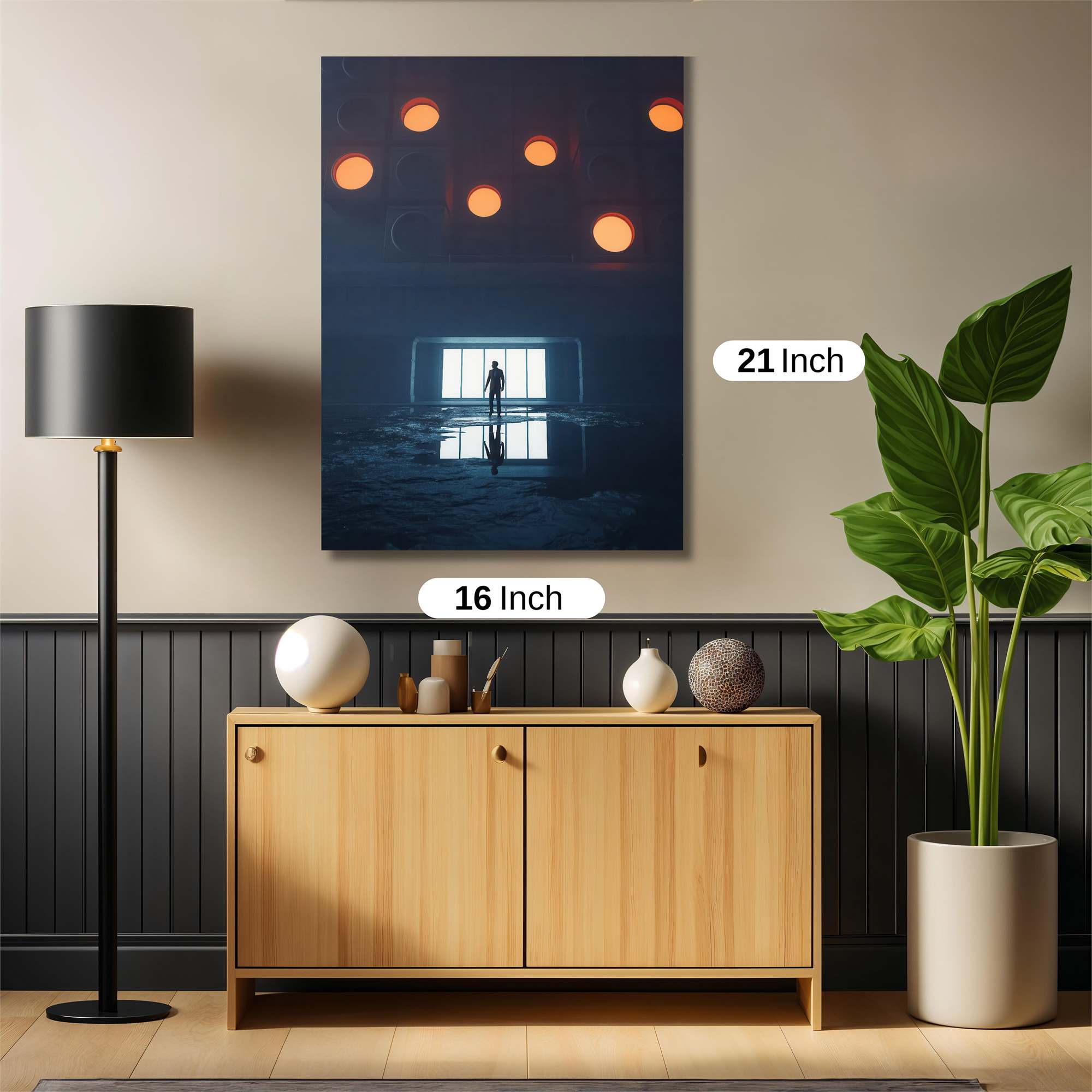 Silhouette Serenity Safe Wall Magnetic / M