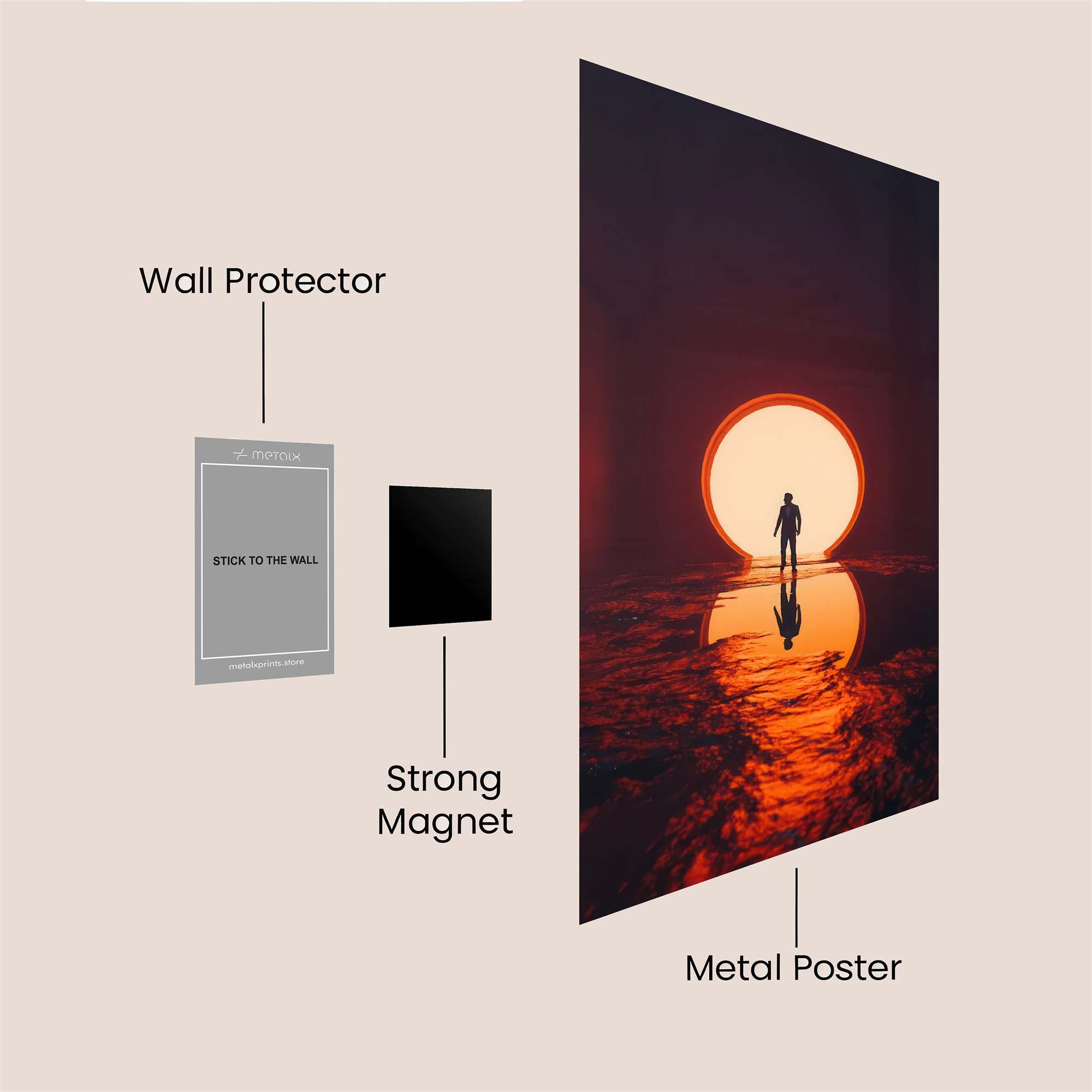 Portal Intrigue Safe Wall Magnetic / M