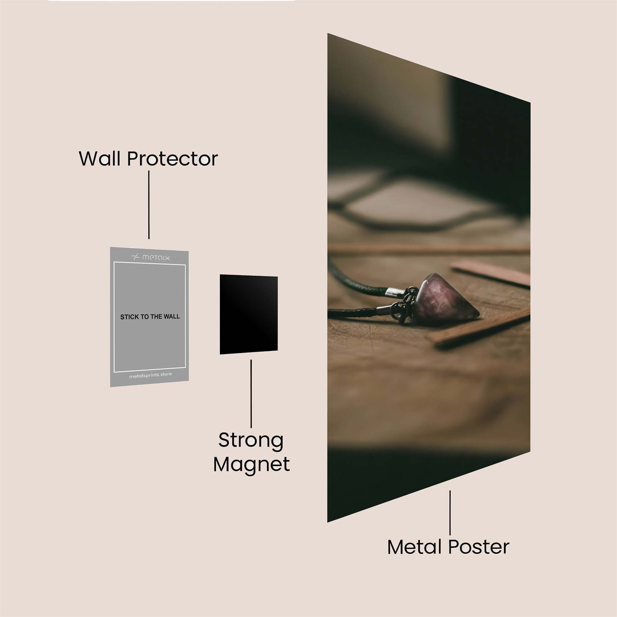 Pendant Serenity Safe Wall Magnetic / M