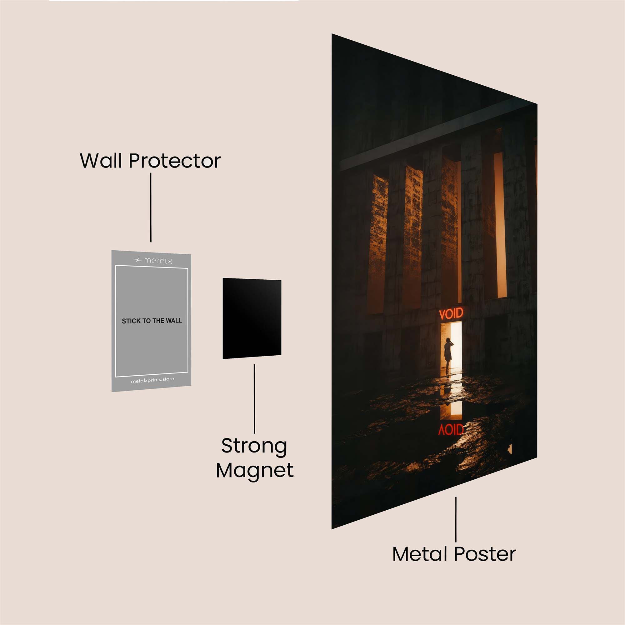 Portal Enigma Safe Wall Magnetic / M