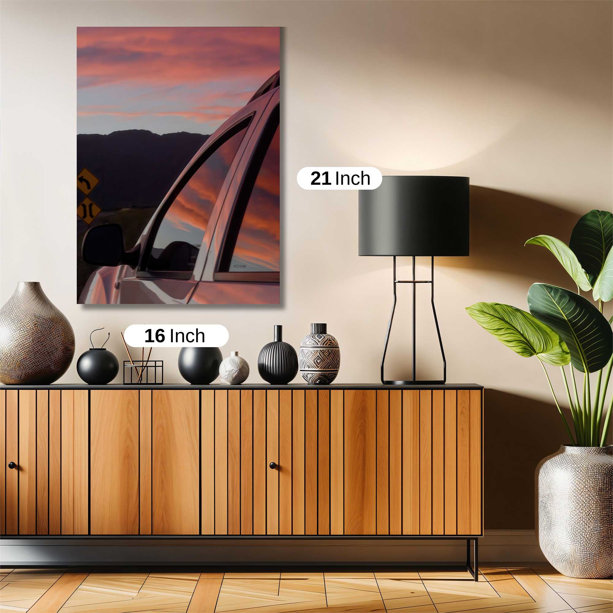 Sunset Serenity Safe Wall Magnetic / M