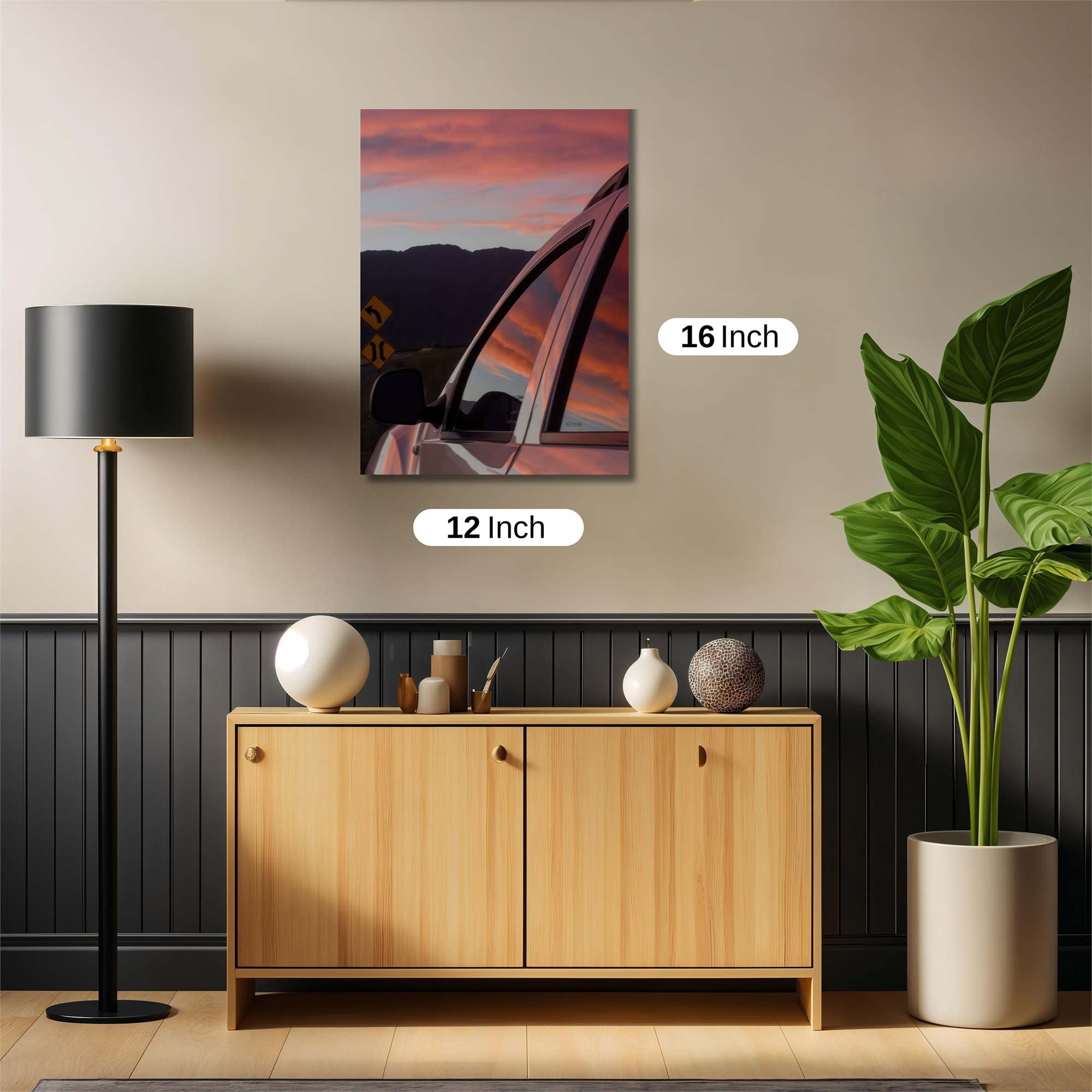 Sunset Serenity Safe Wall Magnetic / M