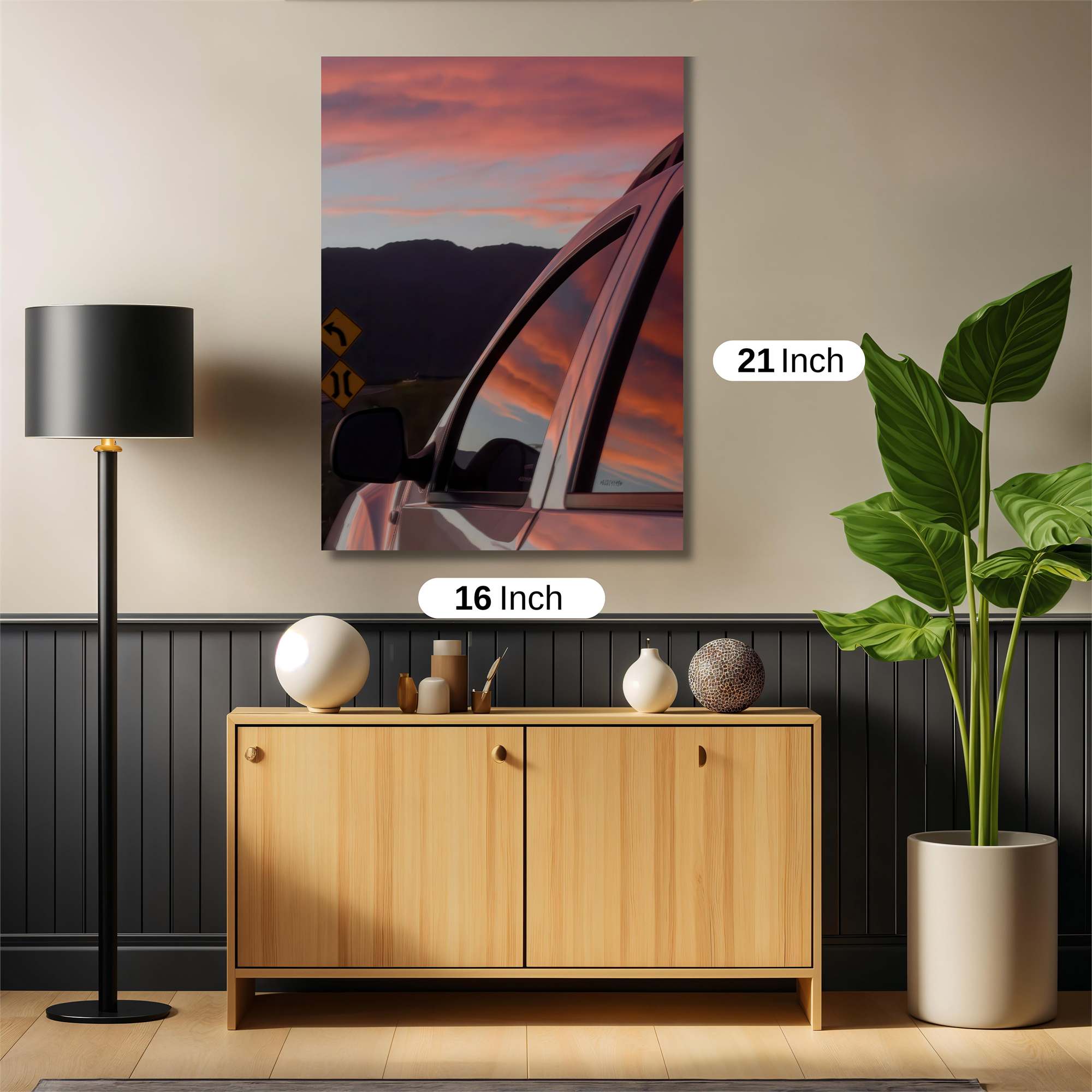 Sunset Serenity Safe Wall Magnetic / M