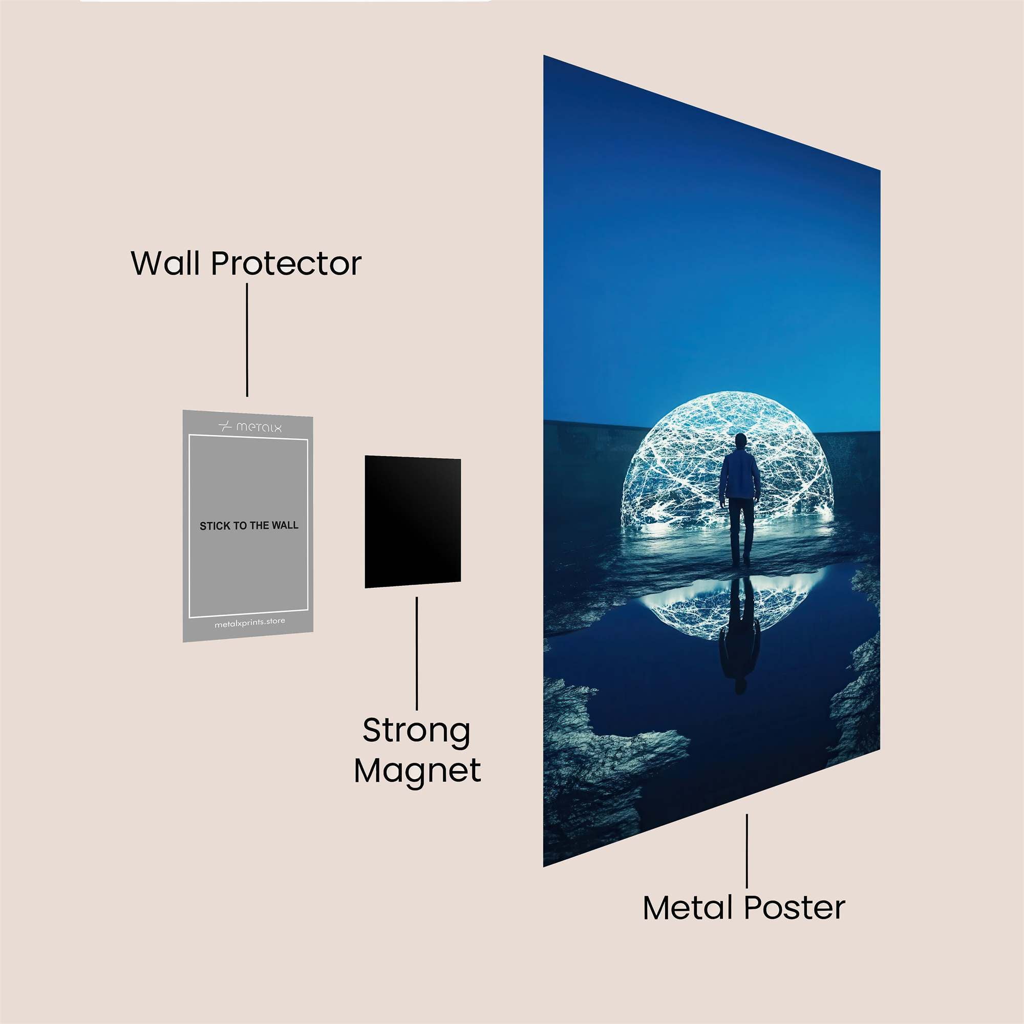 Voyager Enigmatic Safe Wall Magnetic / M