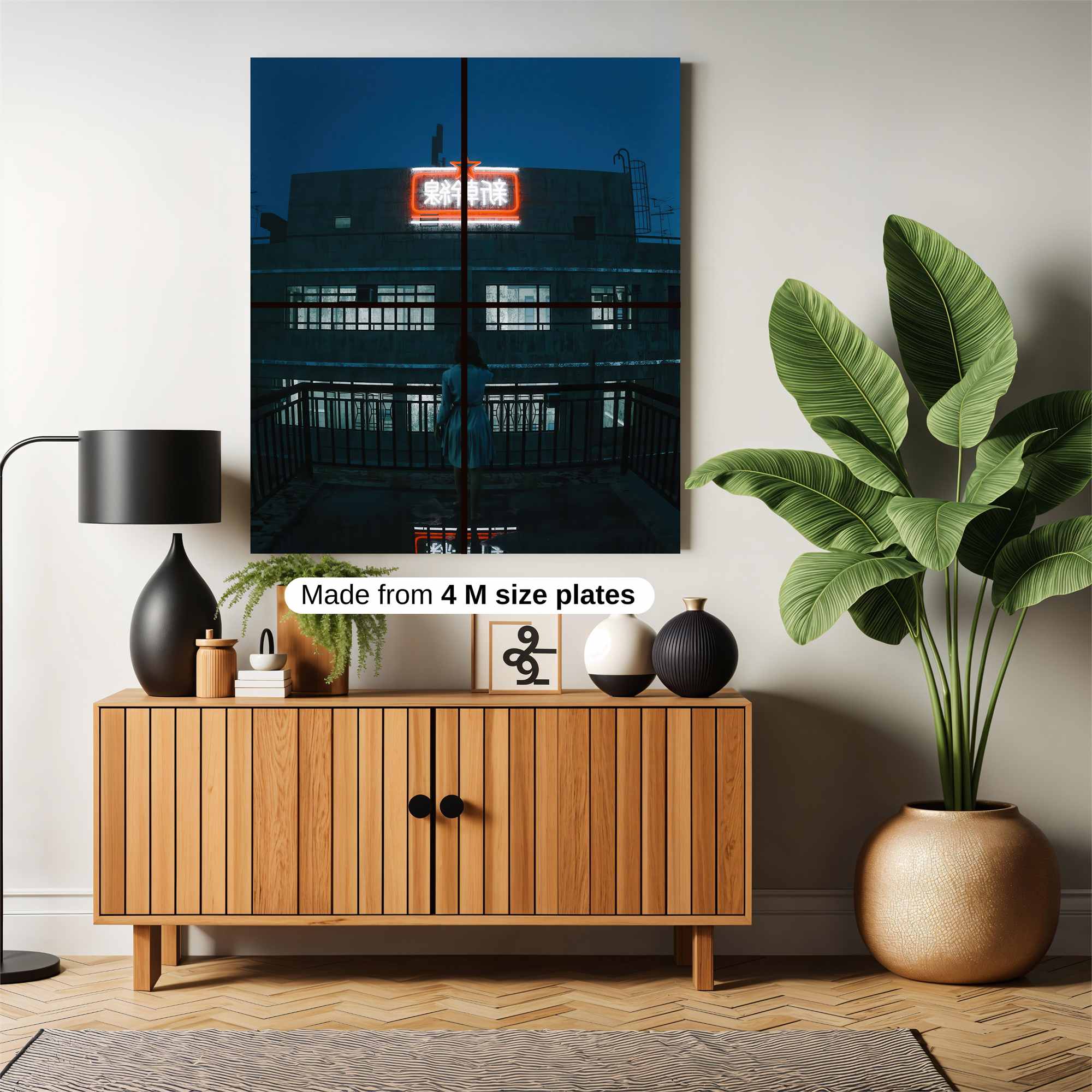Neon Solitude Safe Wall Magnetic / M