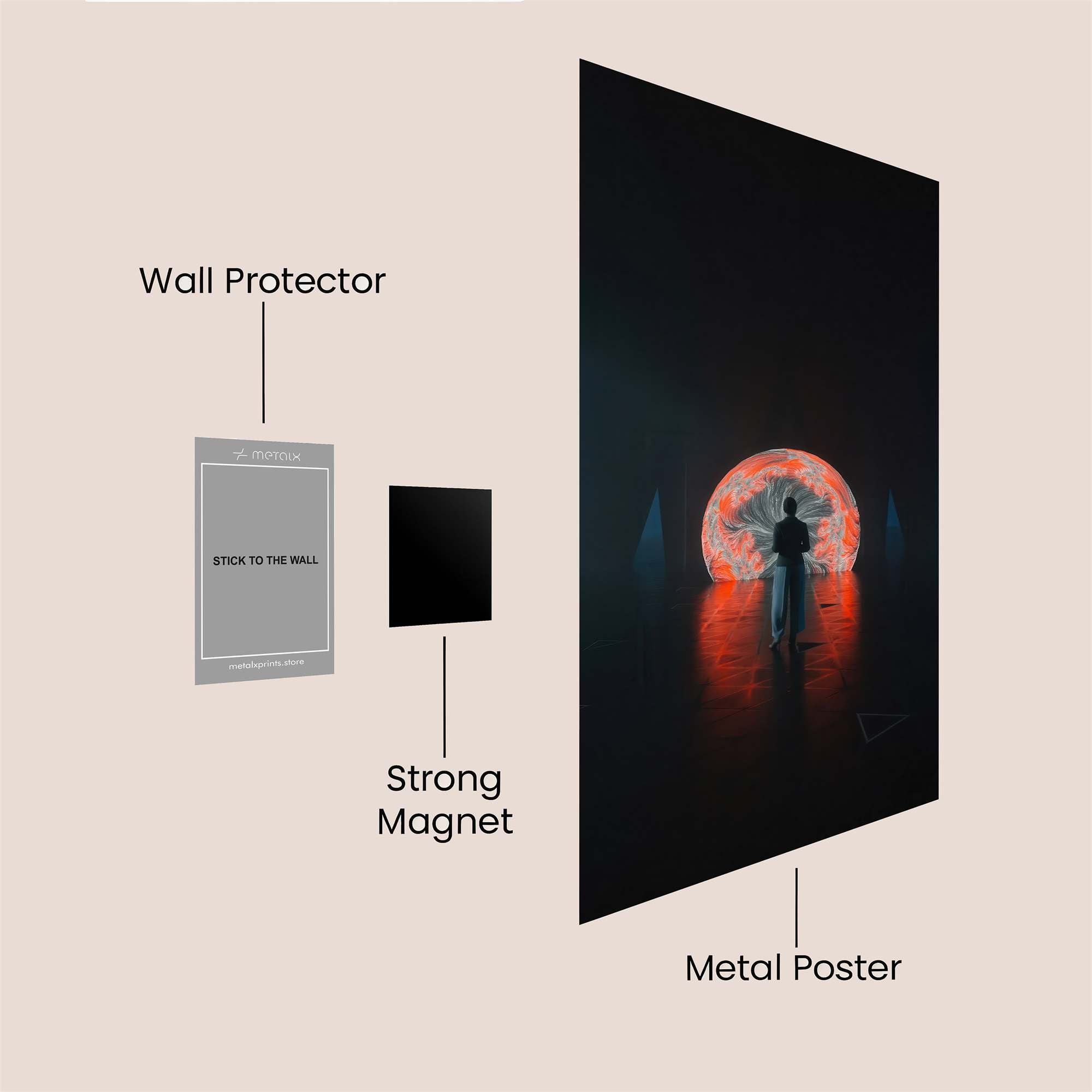 Portal Enigma Safe Wall Magnetic / M