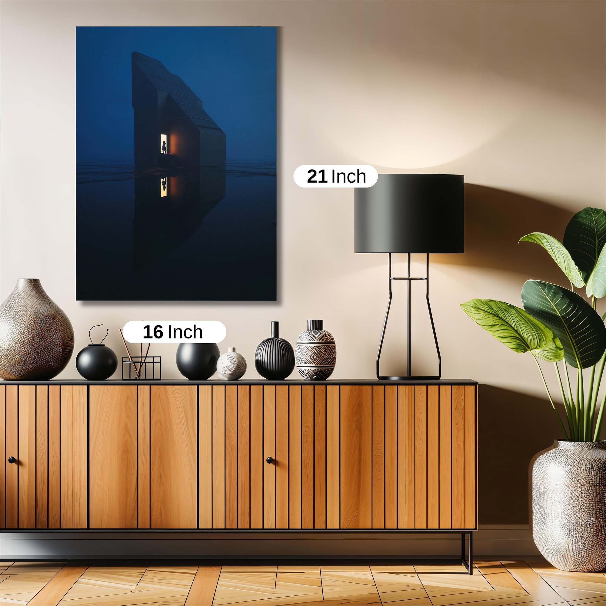 Cabin Solitude Safe Wall Magnetic / M