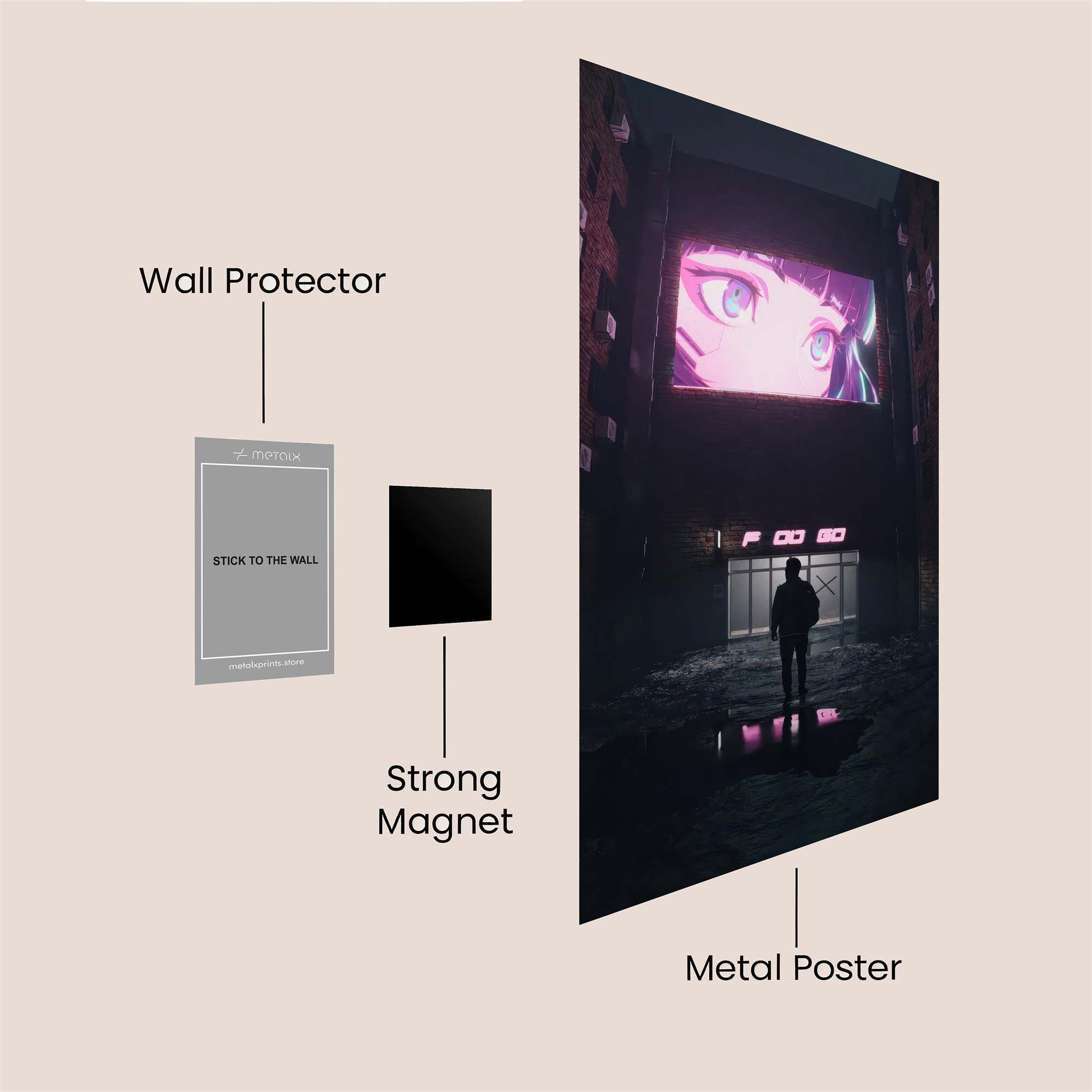 Anime Enigma Safe Wall Magnetic / M