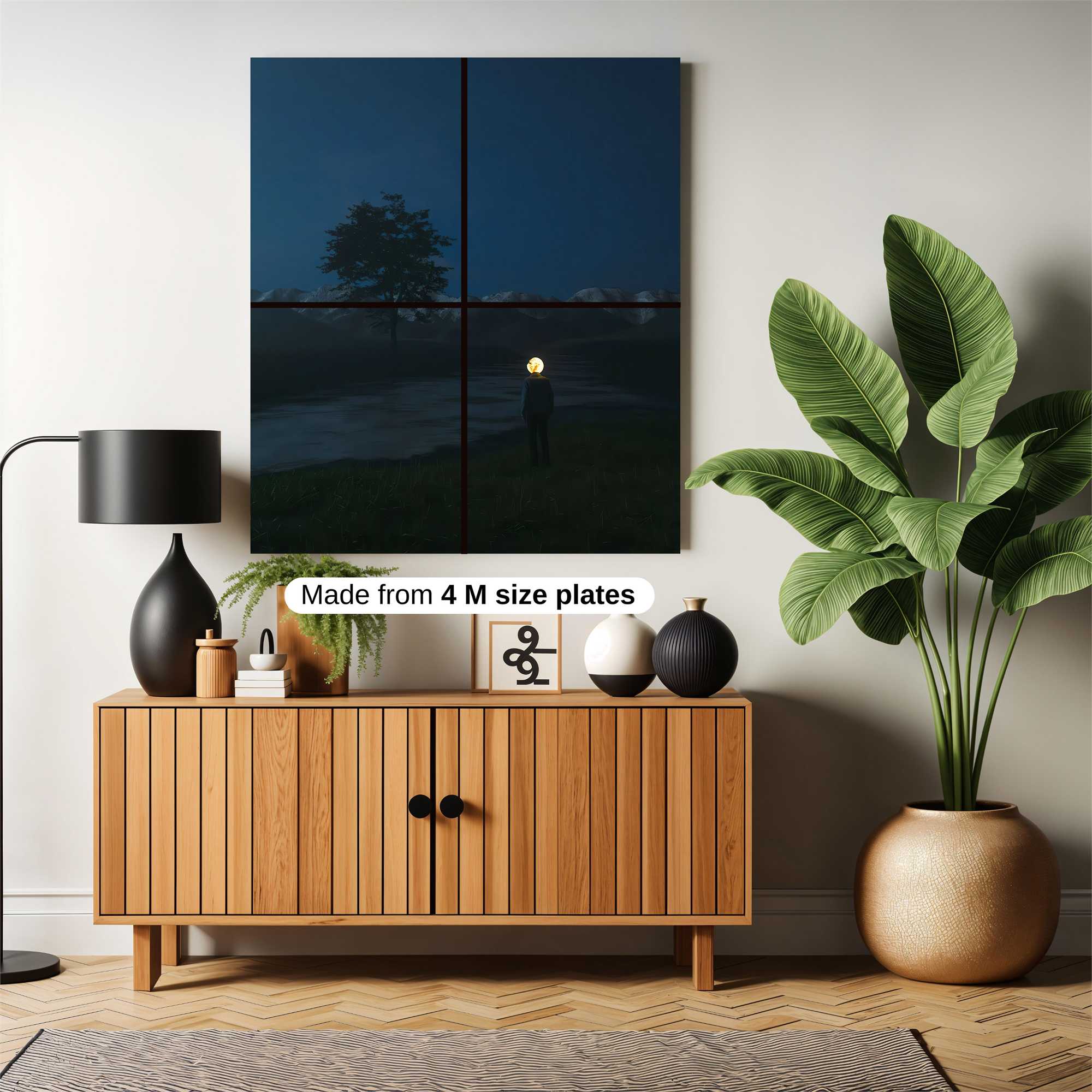 Moonlit Solitude Safe Wall Magnetic / M
