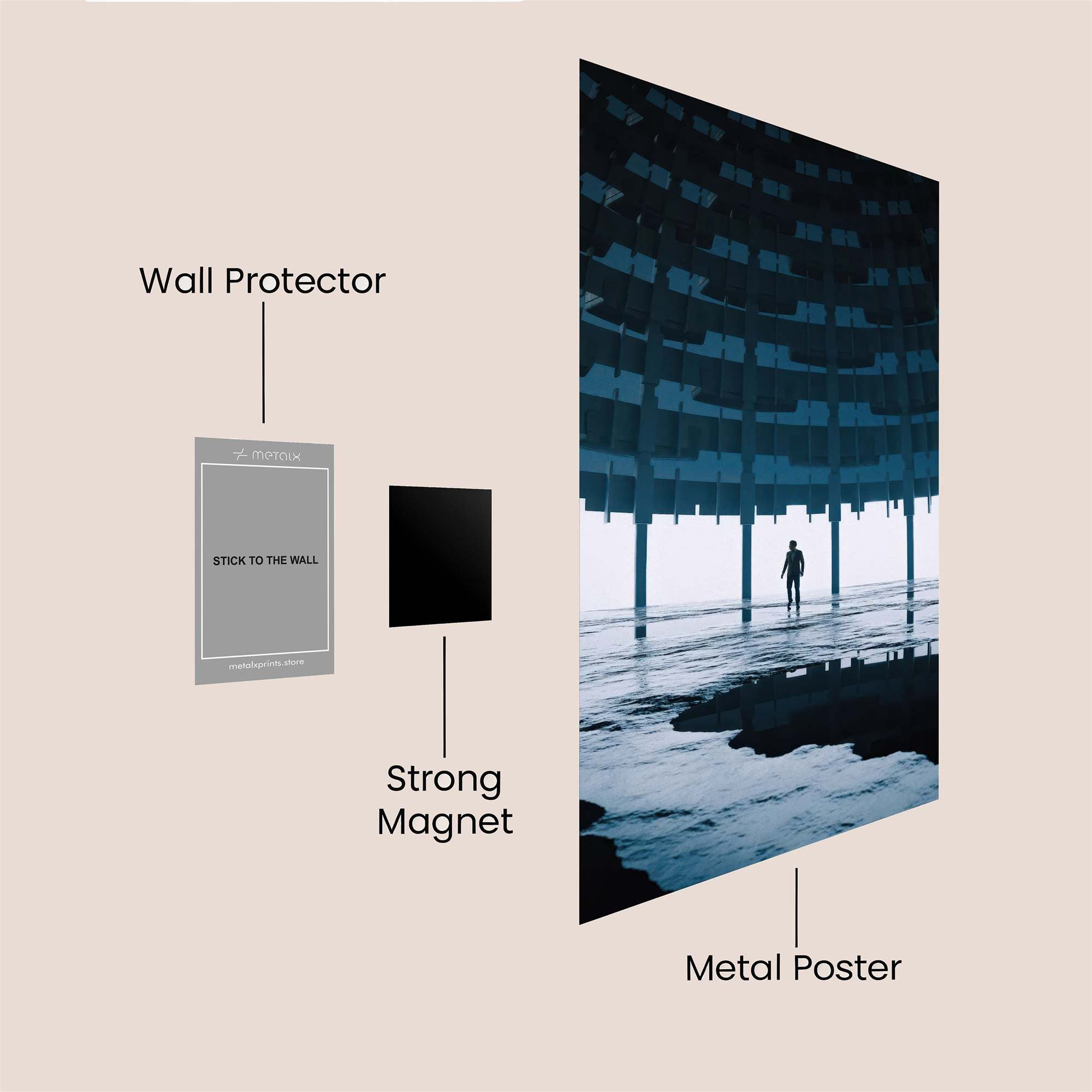 Void Solitude Safe Wall Magnetic / M