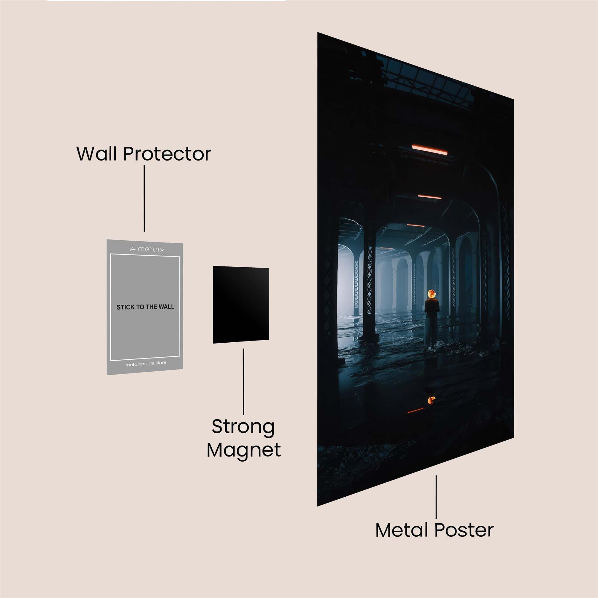 Light Enigma Safe Wall Magnetic / M