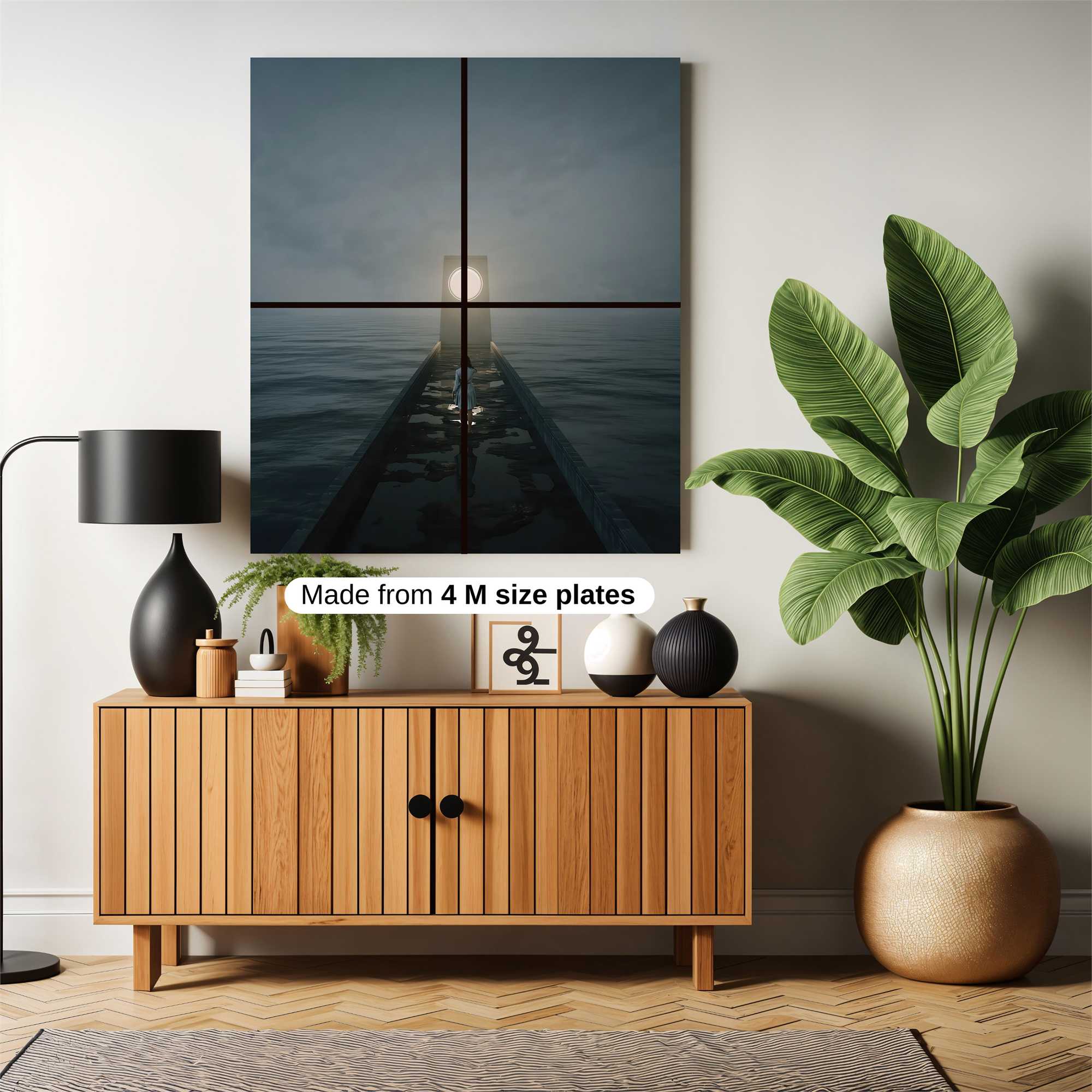 Moonlit Solitude Safe Wall Magnetic / M