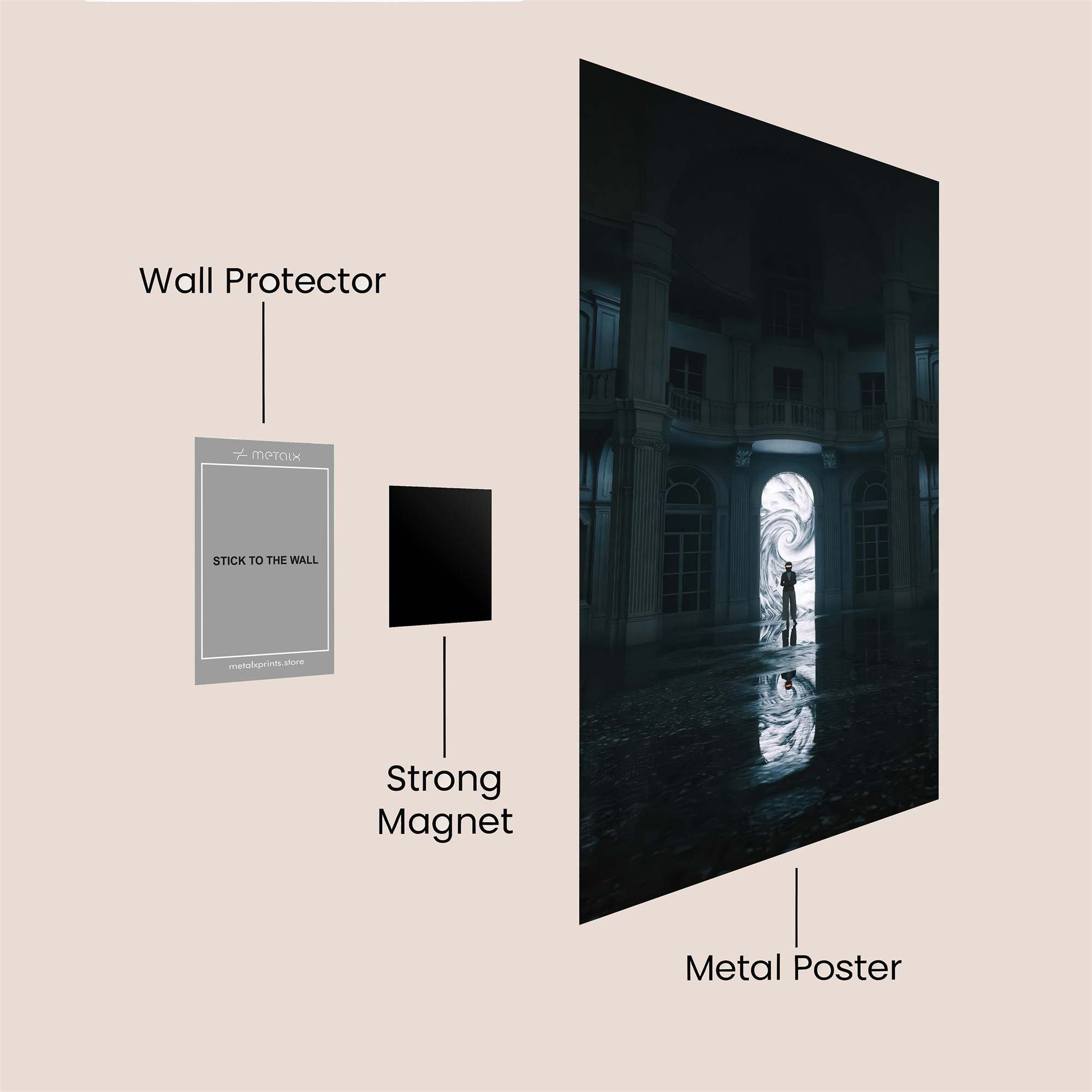 Portal Enigma Safe Wall Magnetic / M