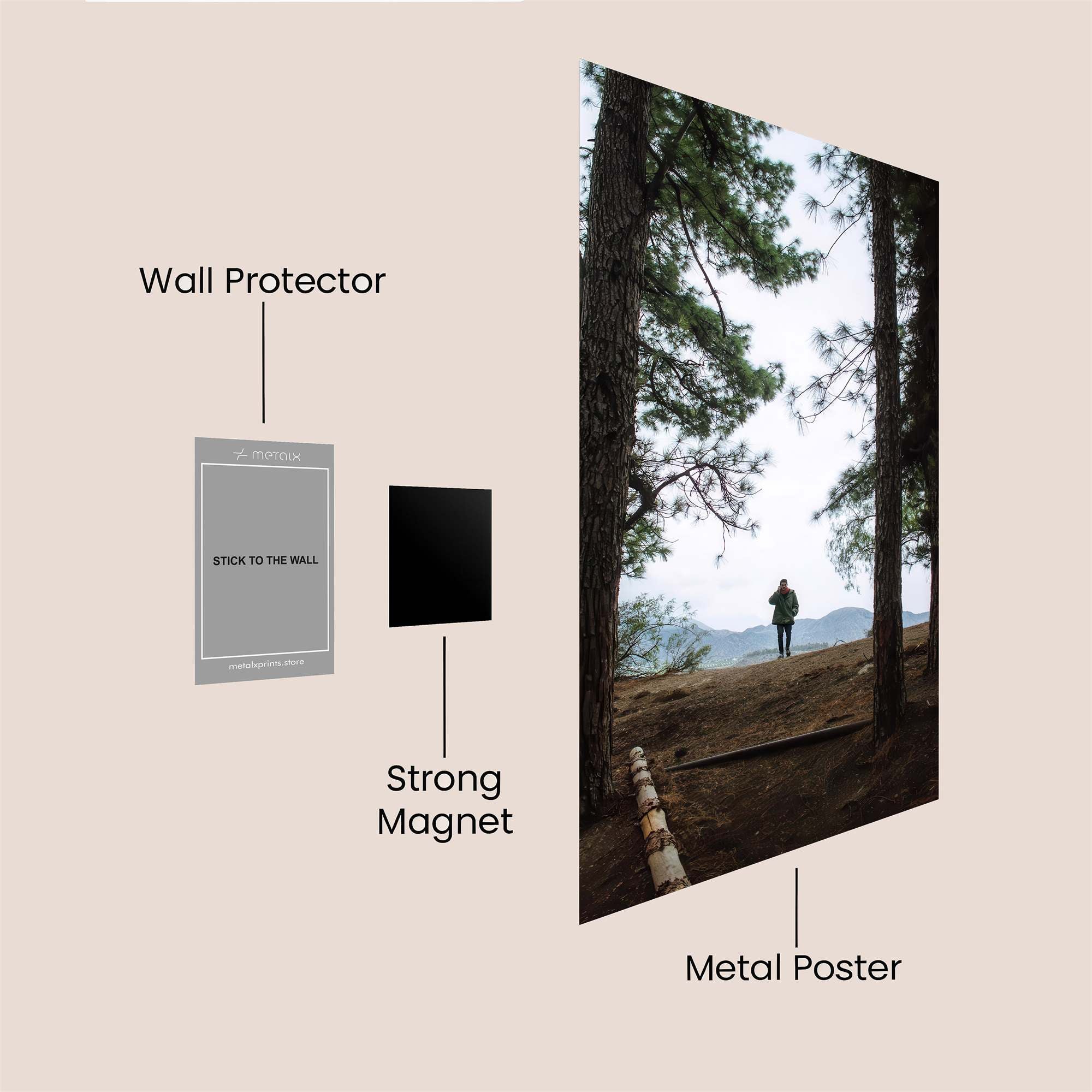 Journey Serene Safe Wall Magnetic / M