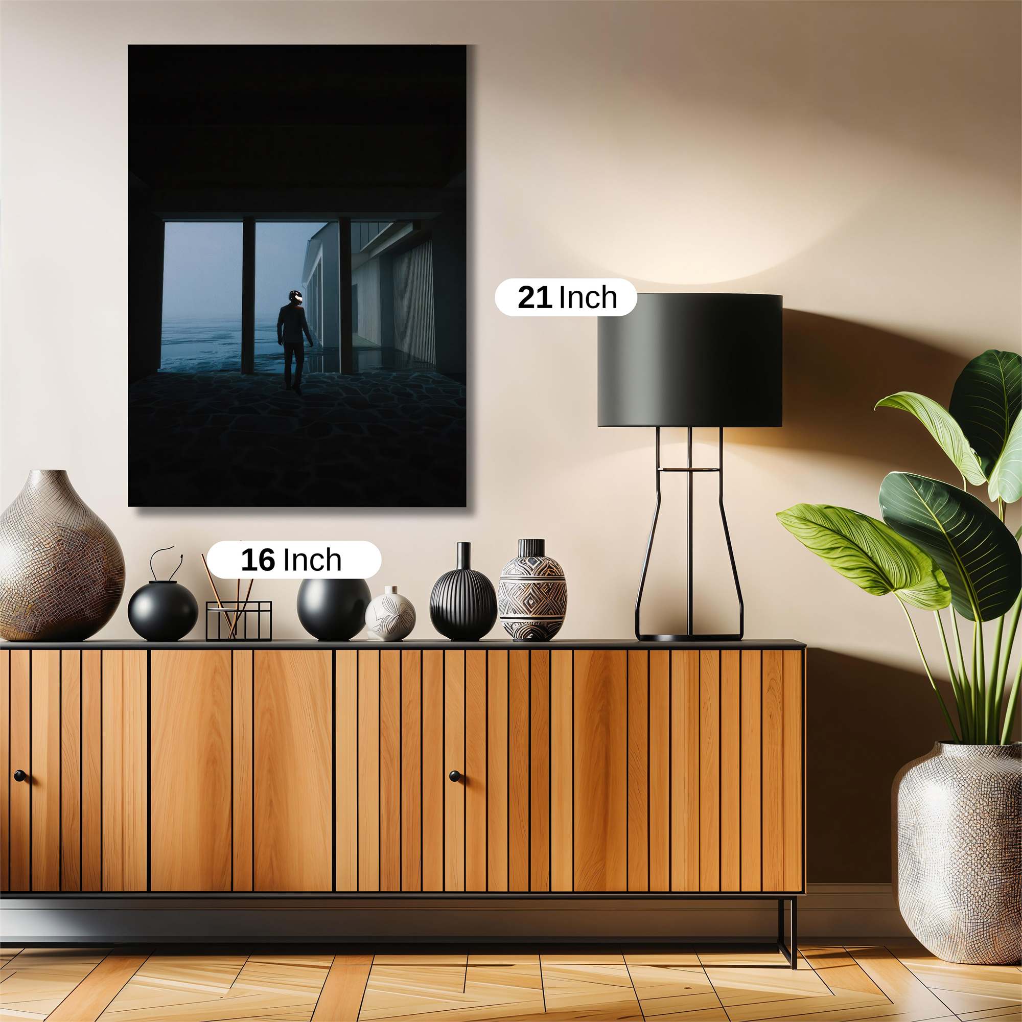 Silhouette Serenity Safe Wall Magnetic / M
