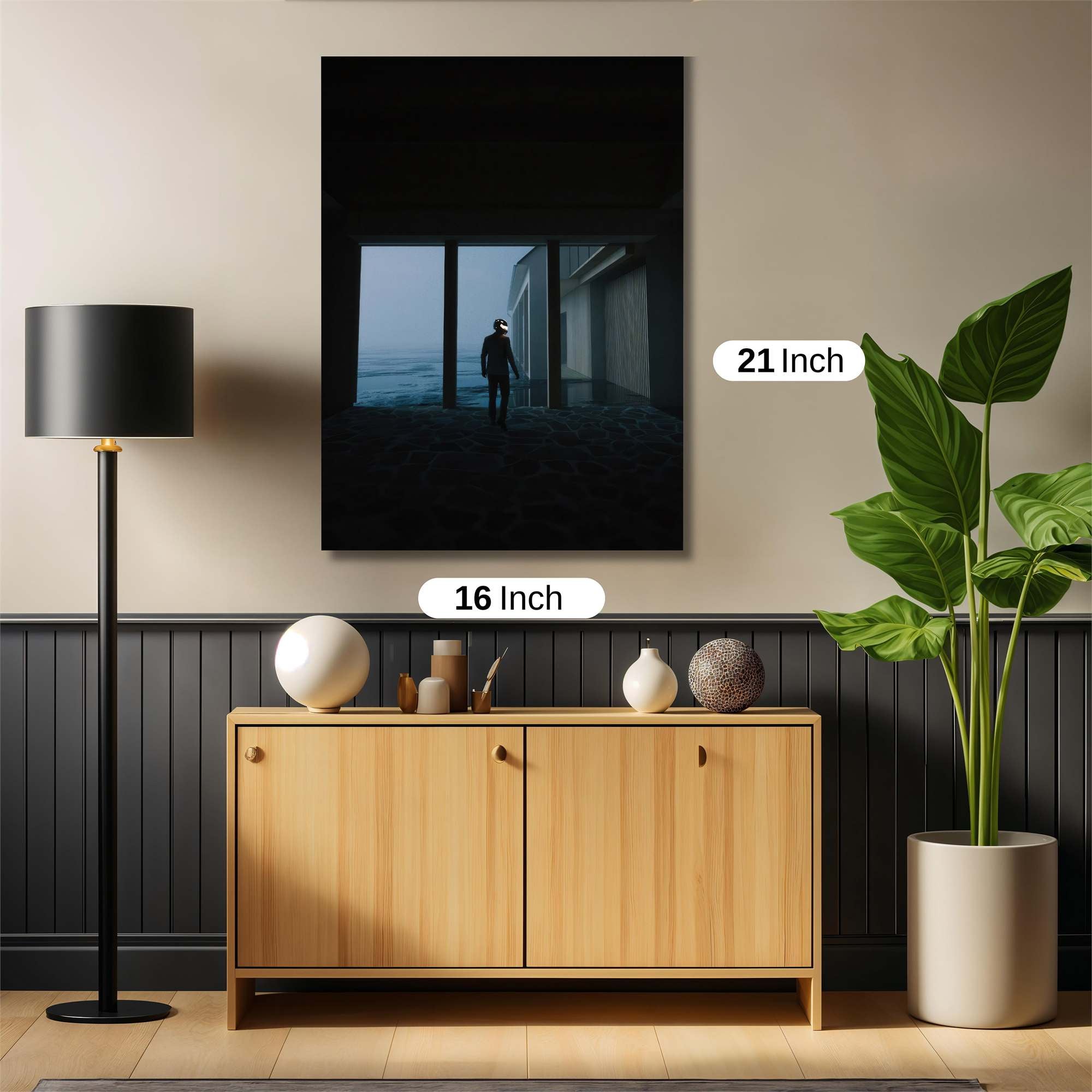 Silhouette Serenity Safe Wall Magnetic / M