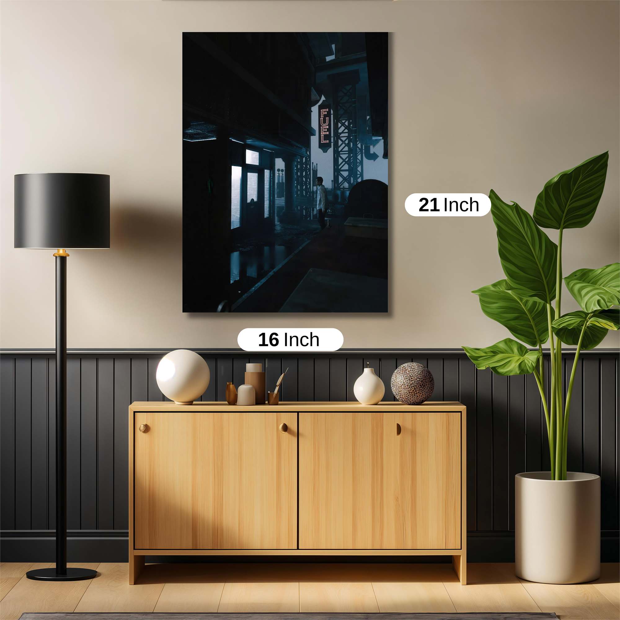 Neon Gloom Safe Wall Magnetic / M