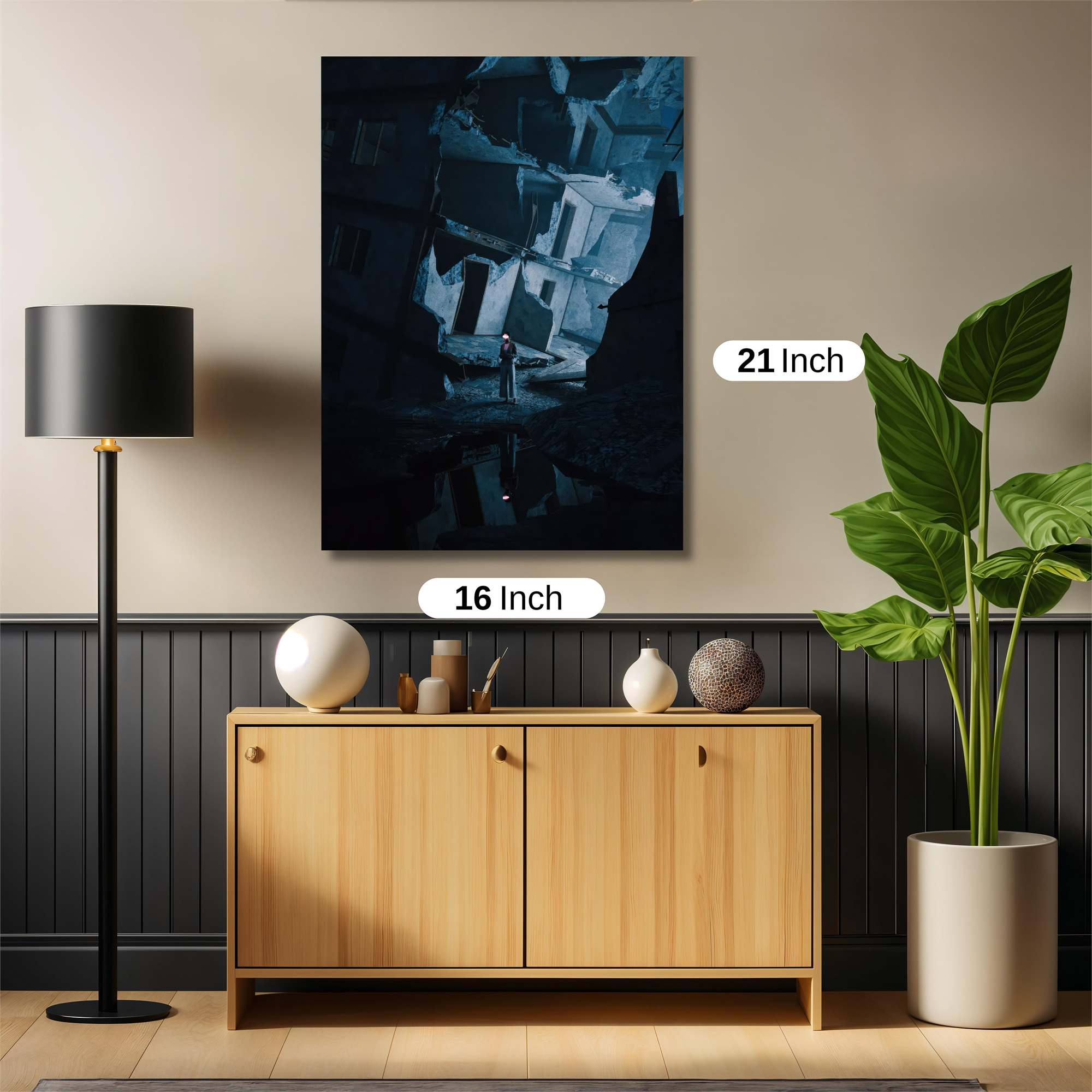 Ruins Despair Safe Wall Magnetic / M
