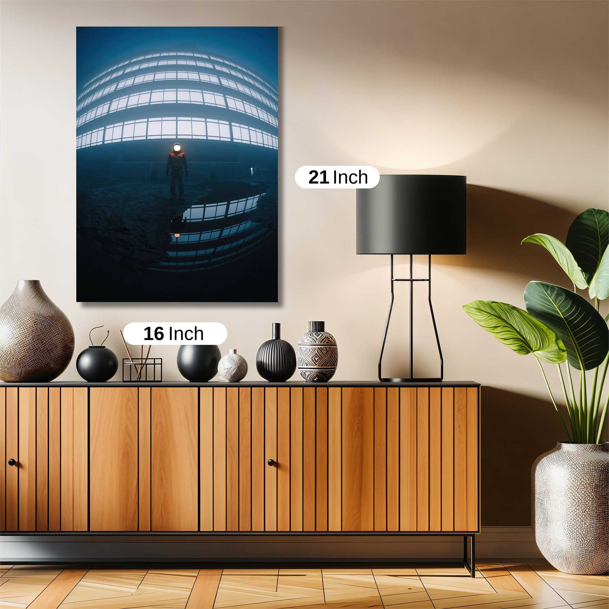 Astronaut Enigma Safe Wall Magnetic / M