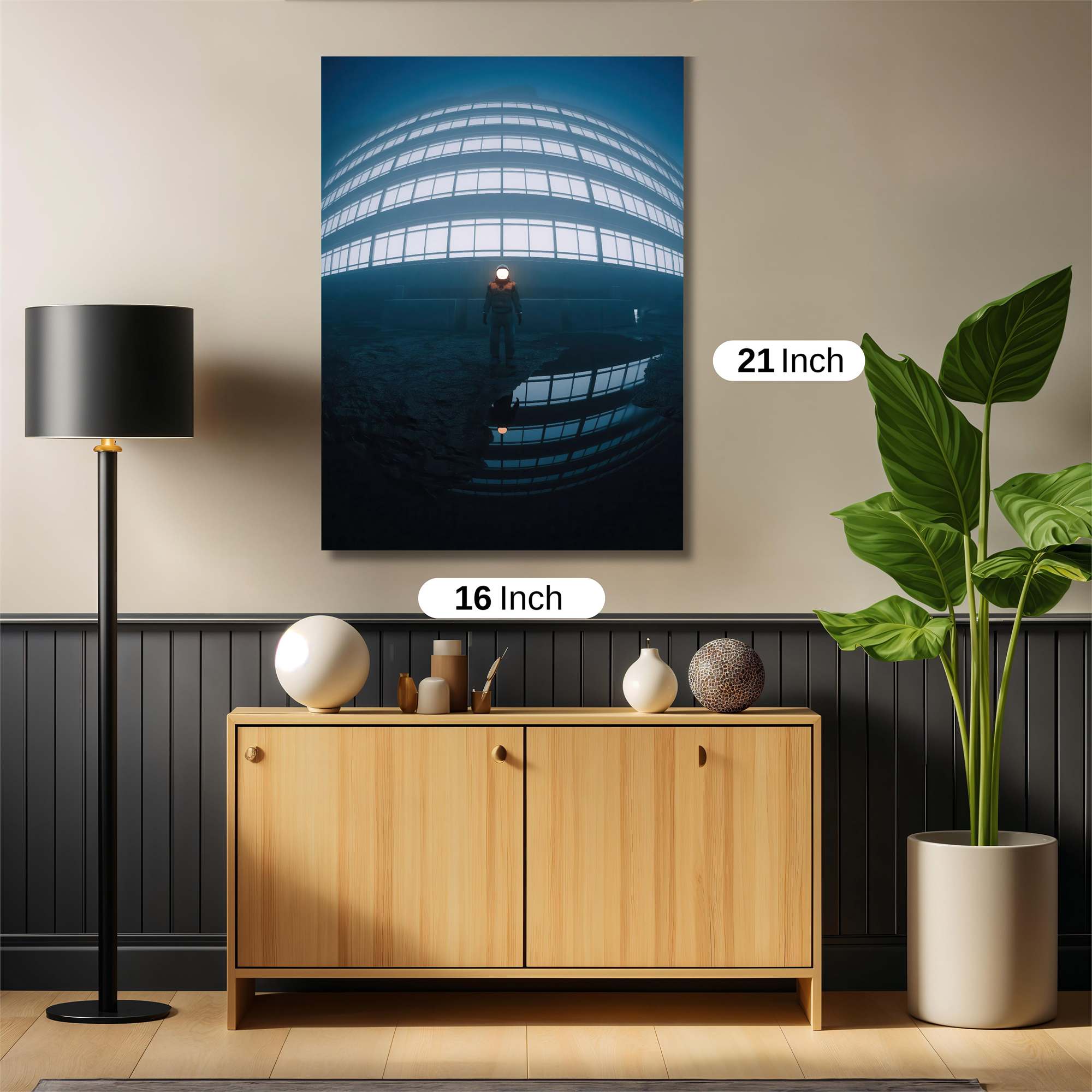 Astronaut Enigma Safe Wall Magnetic / M